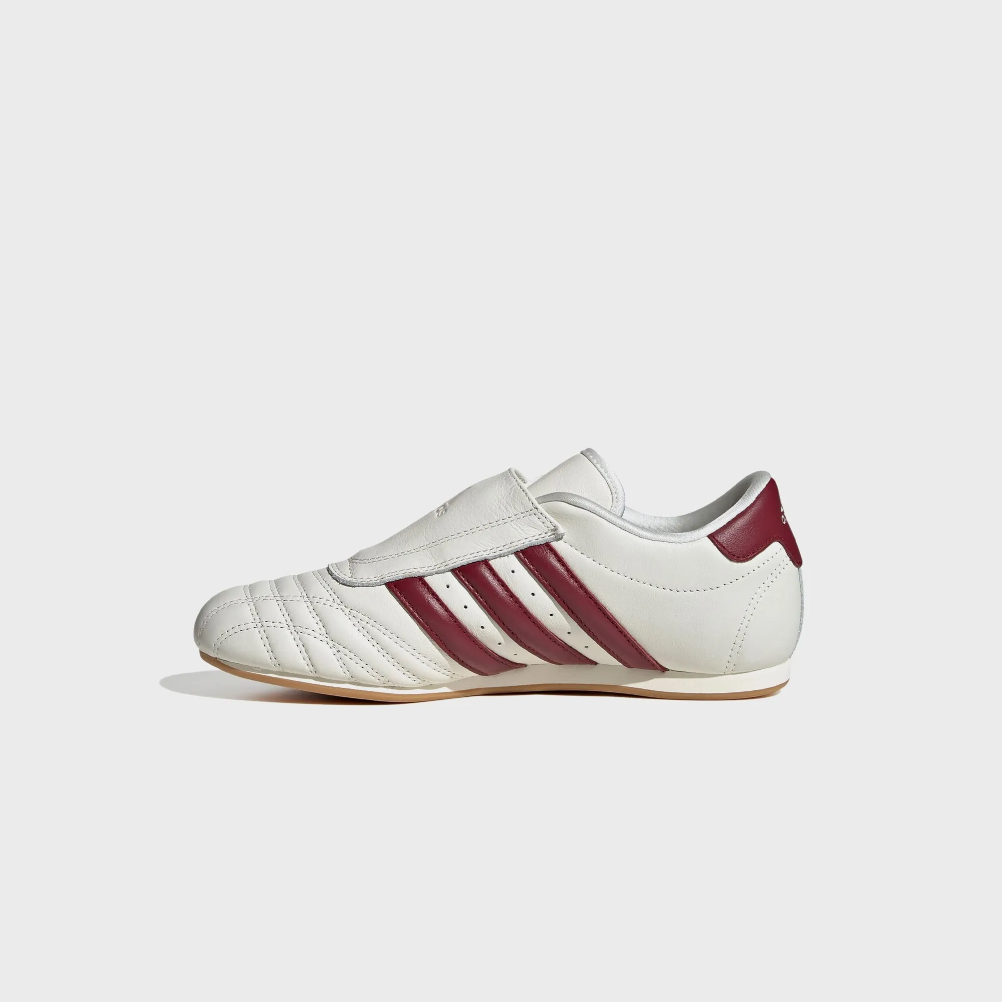 Ventilated Straps Footwear Comfort Sustainable Confidence Adidas Wmns Taekwondo - Off White / Noble Maroon / Gum 3