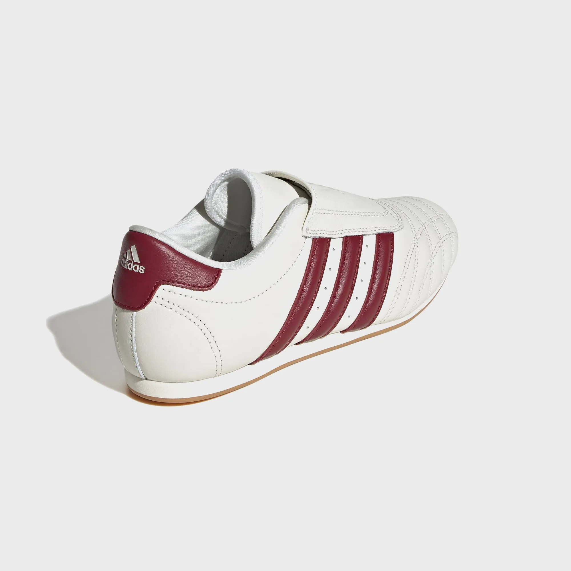 Adidas Wmns Taekwondo - Off White / Noble Maroon / Gum 3 Cushioned Heel Covered Detail
