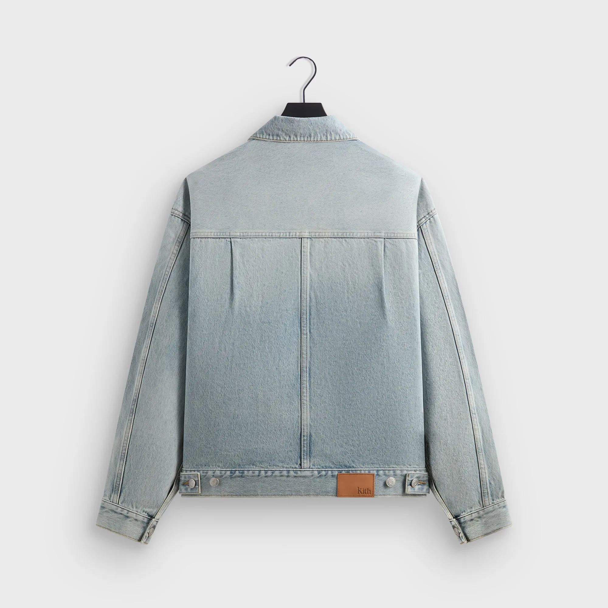 Kith Alonzo Denim Jacket - Light Indigo Hoodie Hat