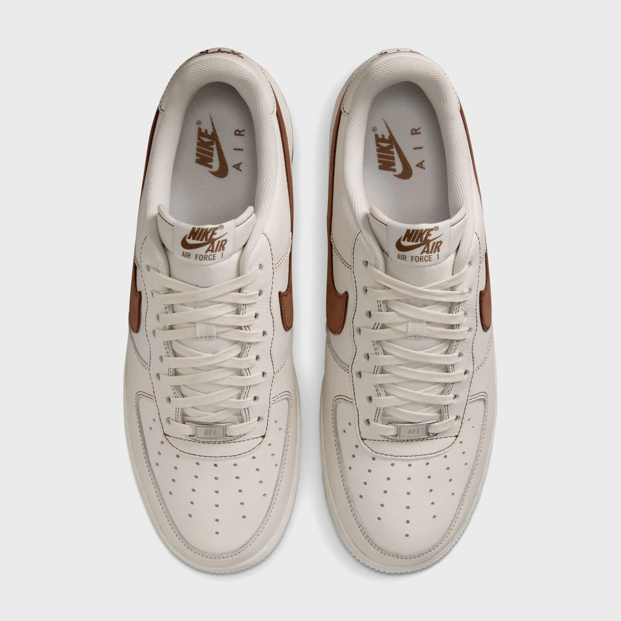 Nike Air Force 1 '07 Lv8 - Ivory / Saddle Brown Flash Sale