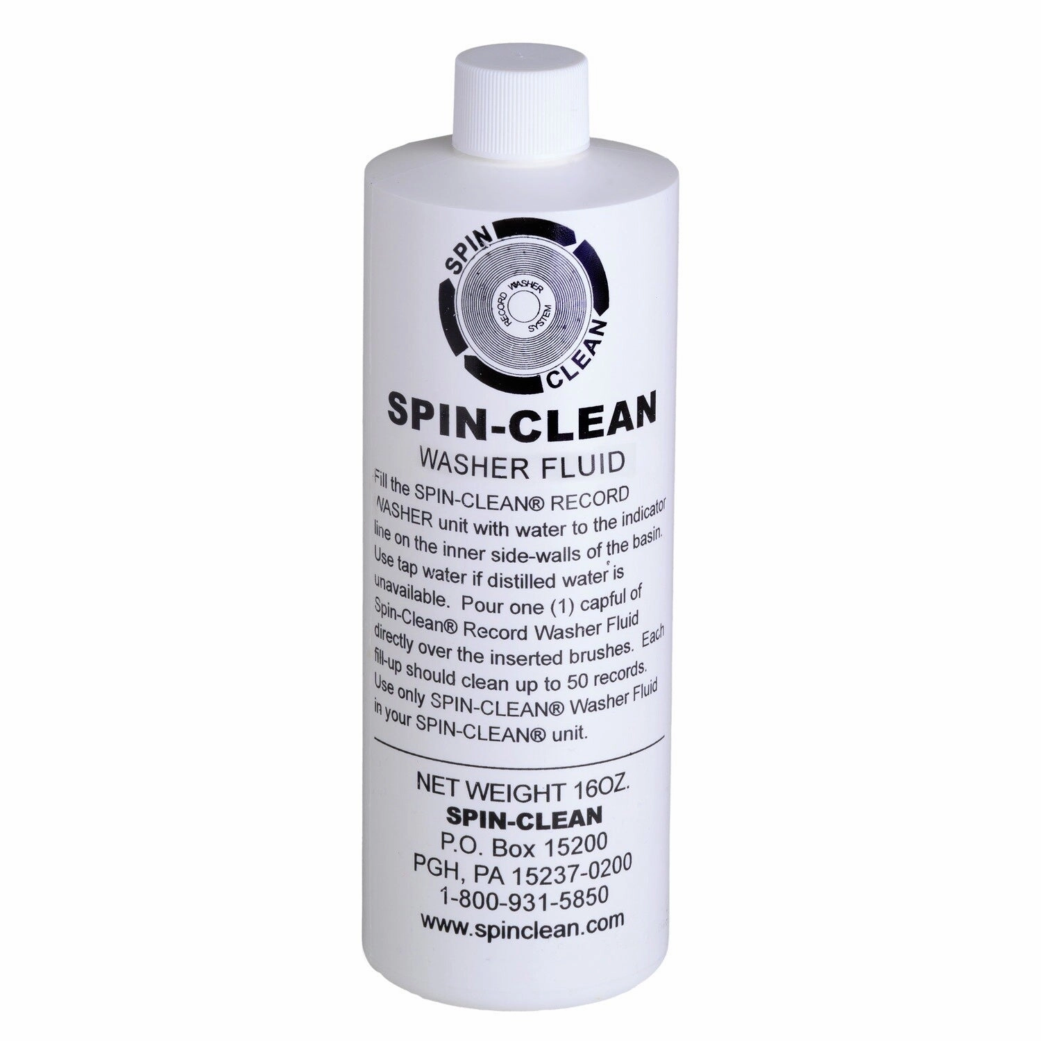 Spin Clean: Record Washer Fluid - 16oz hi-fi digital music server,hi-fi speaker wall mount,hi-fi amp upgrade