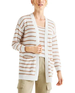 Magnifique Cardigan à Rayures Luna