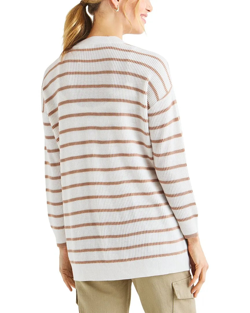 Magnifique Cardigan à Rayures Luna