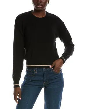 Pull col rond rayé Splendid Syd en lurex