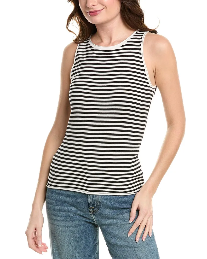 Splendid x @Cellajaneblog Pull rayé sans manches