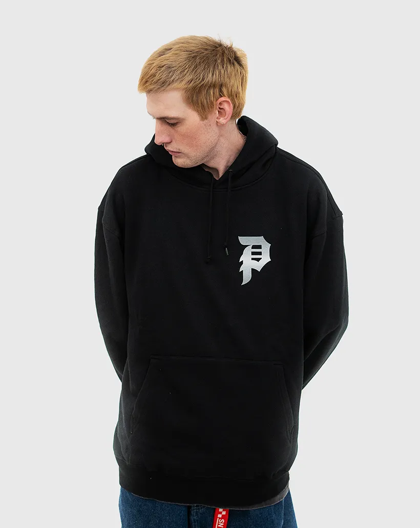 Stylish Upgrade Thin Corduroy Primitive X Tupac Brilliance Hoodie - Black