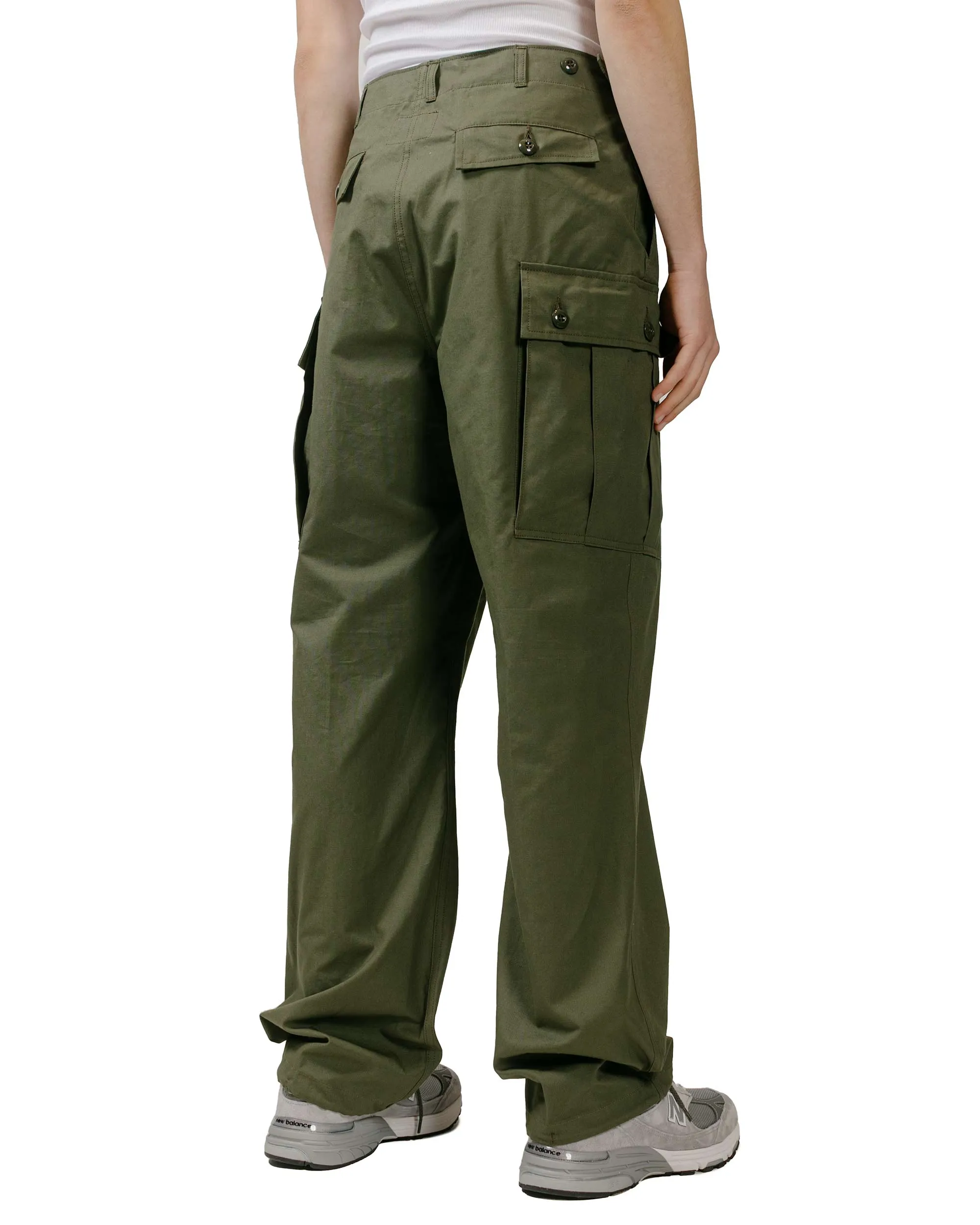 The Real Mccoy'S Mp22004 Trousers, Man'S, Combat, Tropical (Model 220) Olive Durable Stitching Seam Socks Corner