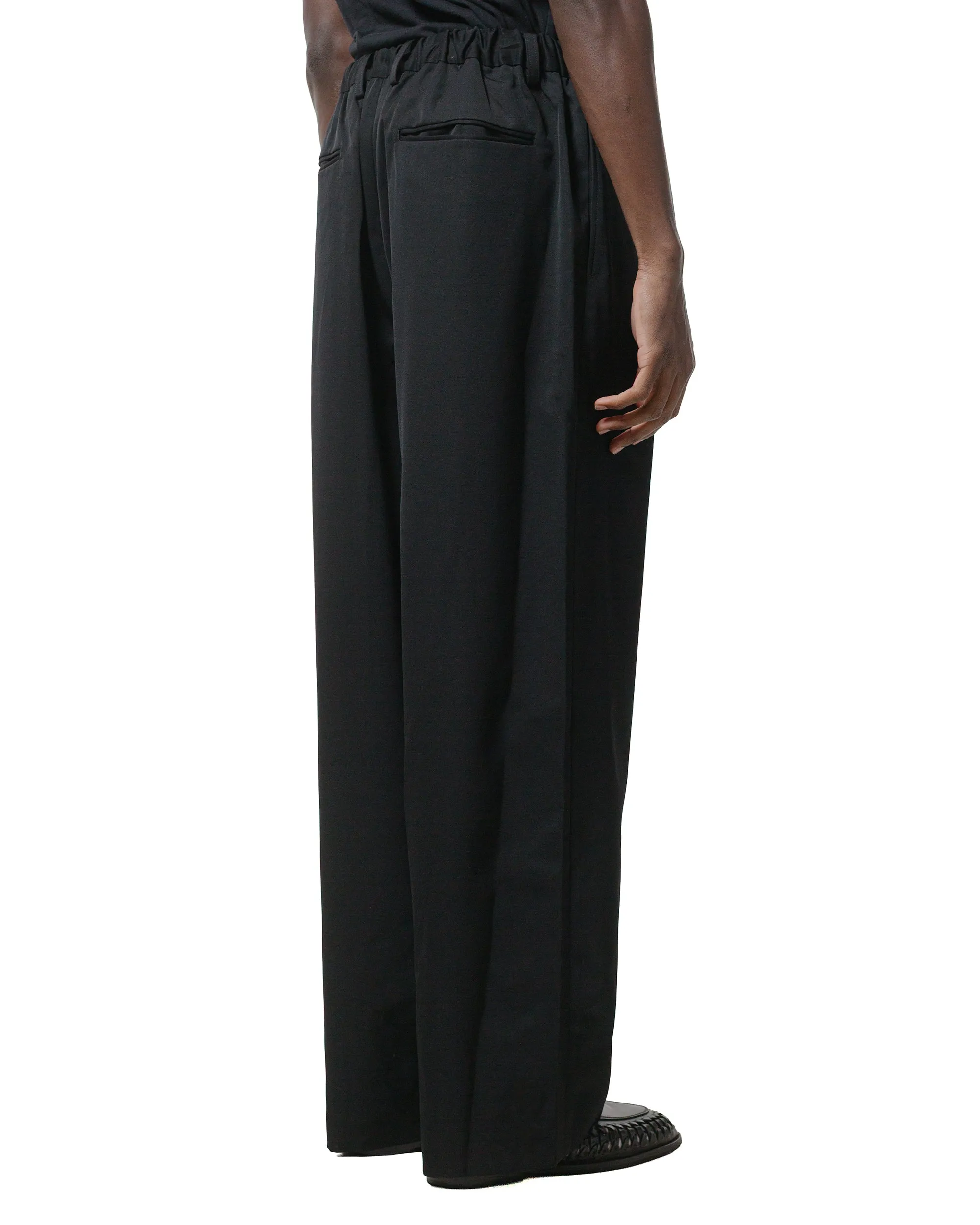 Ssstein Easy Wide Trousers Black Comfortable Build