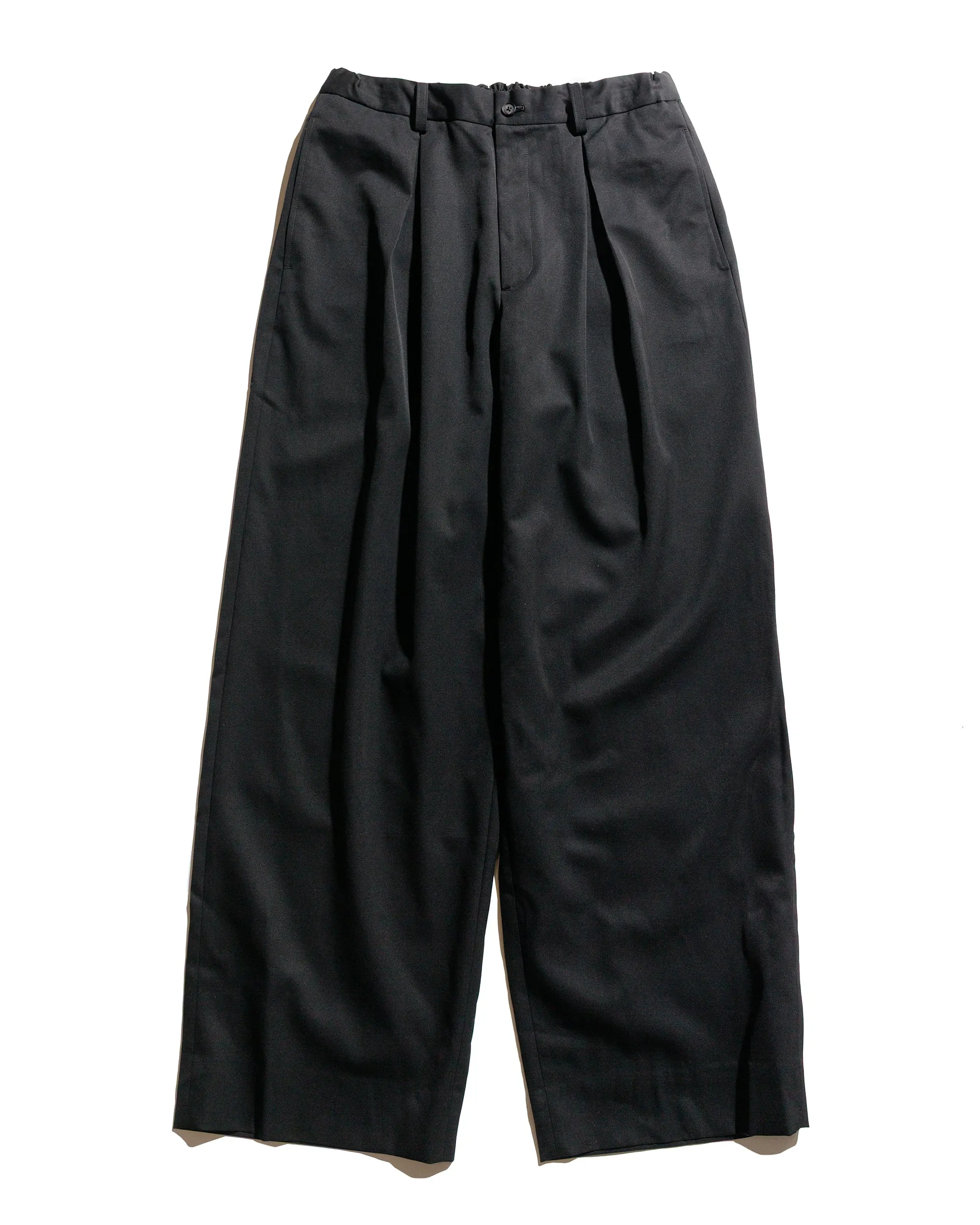 Ssstein Easy Wide Trousers Black Strapless Dress