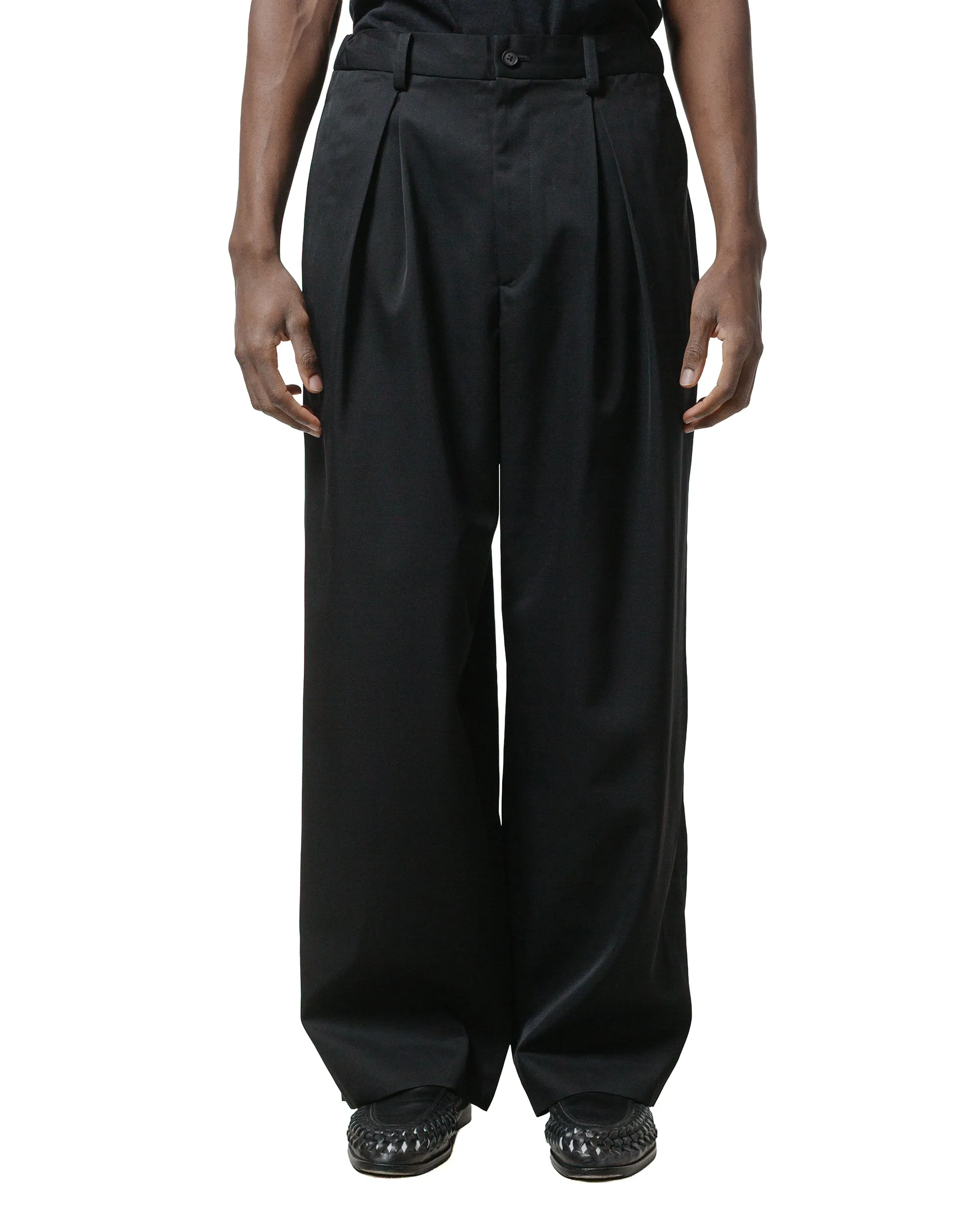 Protective Equipment Comfortable Elastic Edge Ssstein Easy Wide Trousers Black