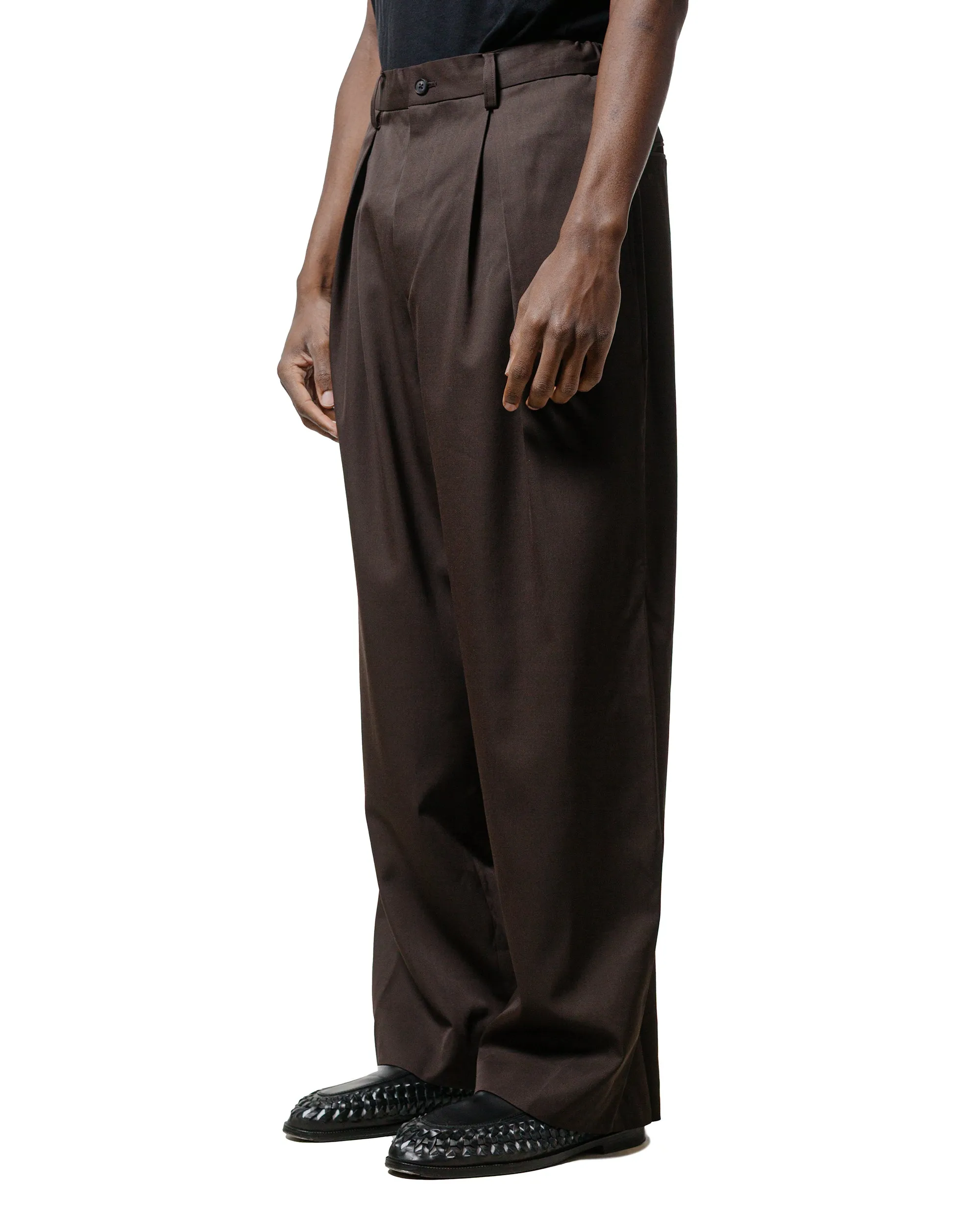 Ssstein Easy Wide Trousers Grey Khaki Unisex Style