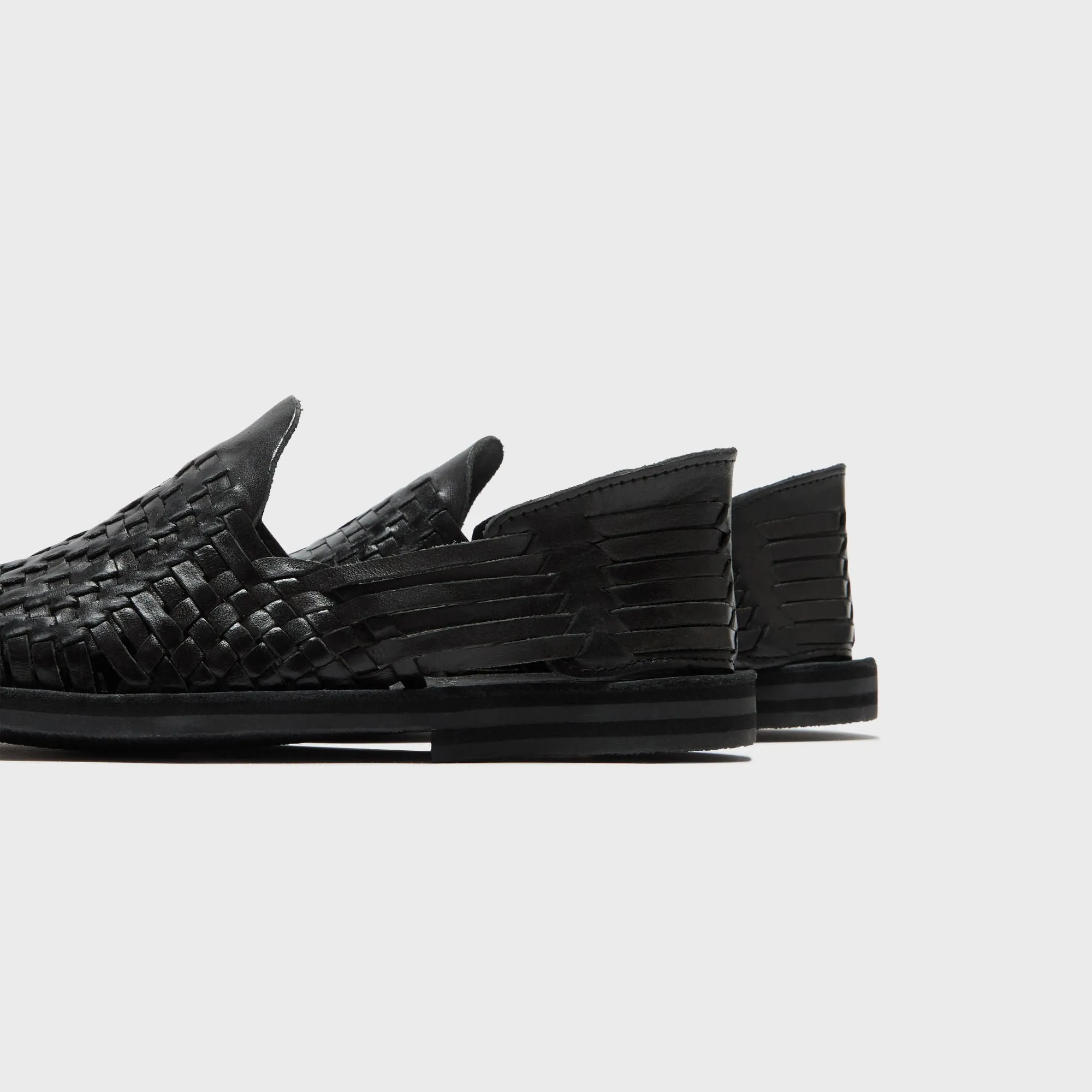 Chamula Rio Grande Sandal - Black Espadrille Sandals