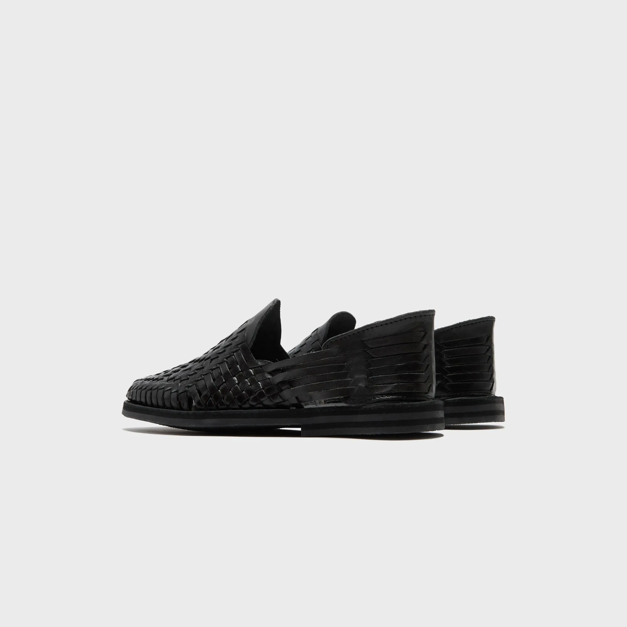 Chamula Rio Grande Sandal - Black Suede Leather GiftBox