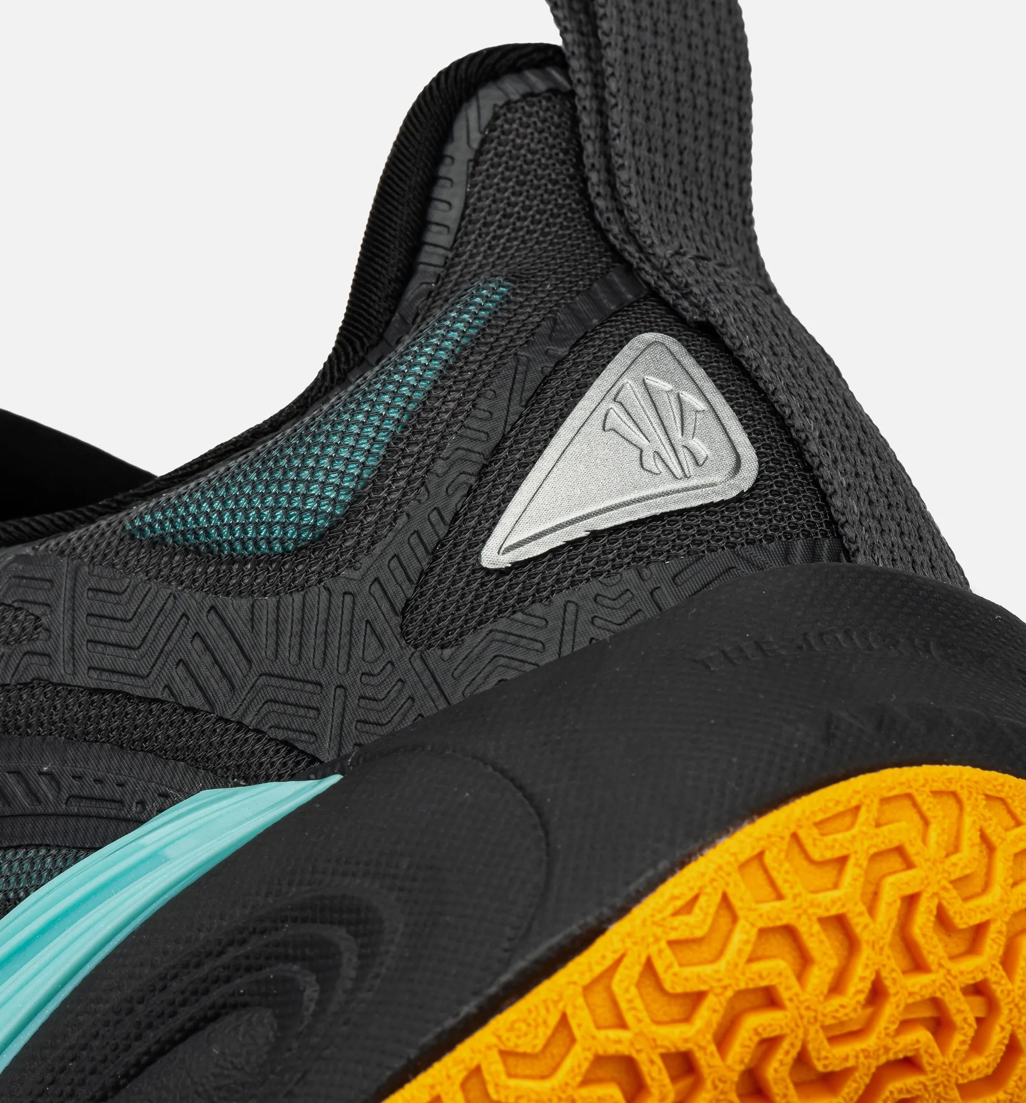 Kai 1 Sacred Bond Mens Basketball Shoe - Black/Teal/Gold PVC Construction Design