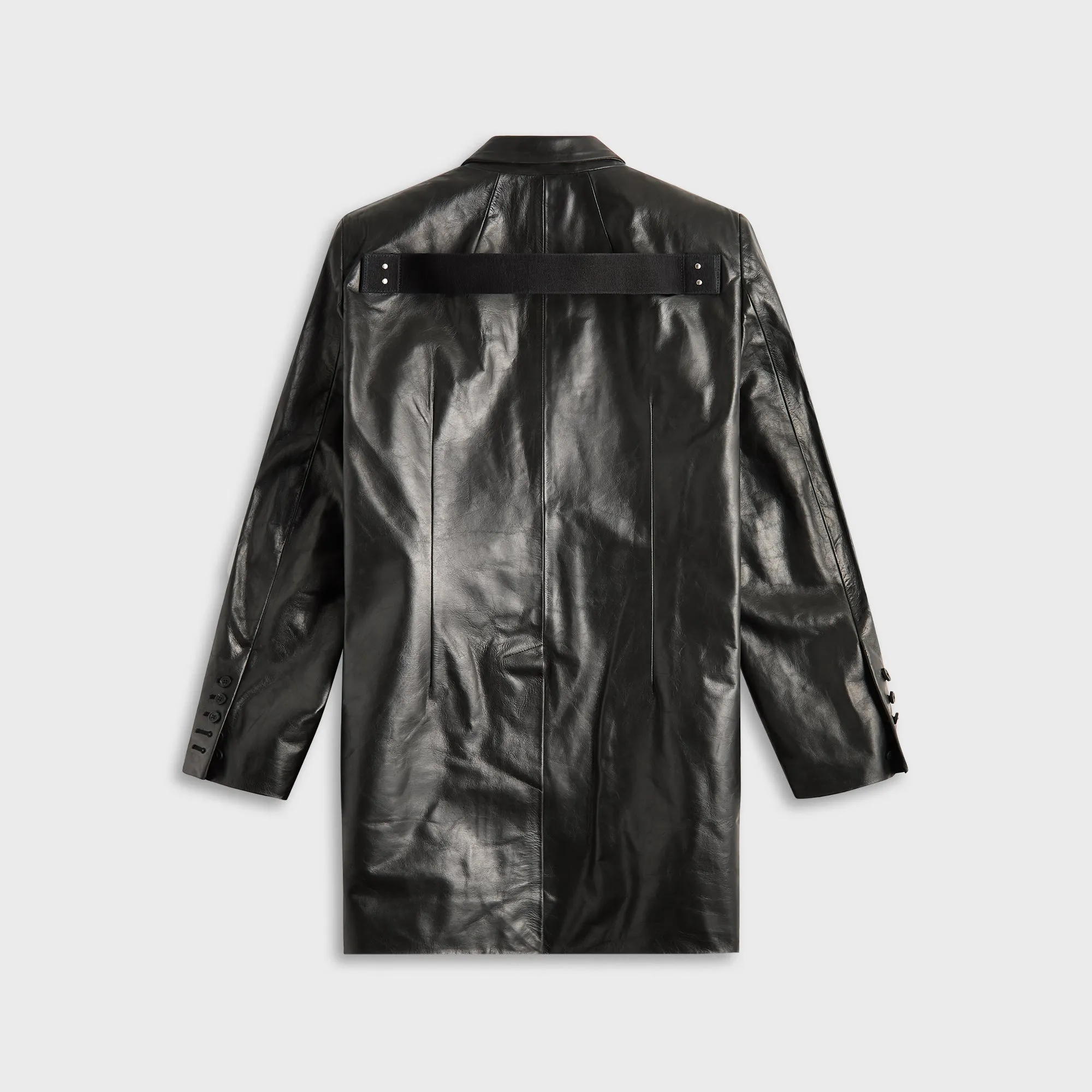 Rick Owens Lido Jacket - Black Roll Shape