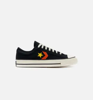 Suede Fabric Stable Fit Quality Star Player 76 Ox Mens Lifestyle Shoe - Black/Green/Yellow