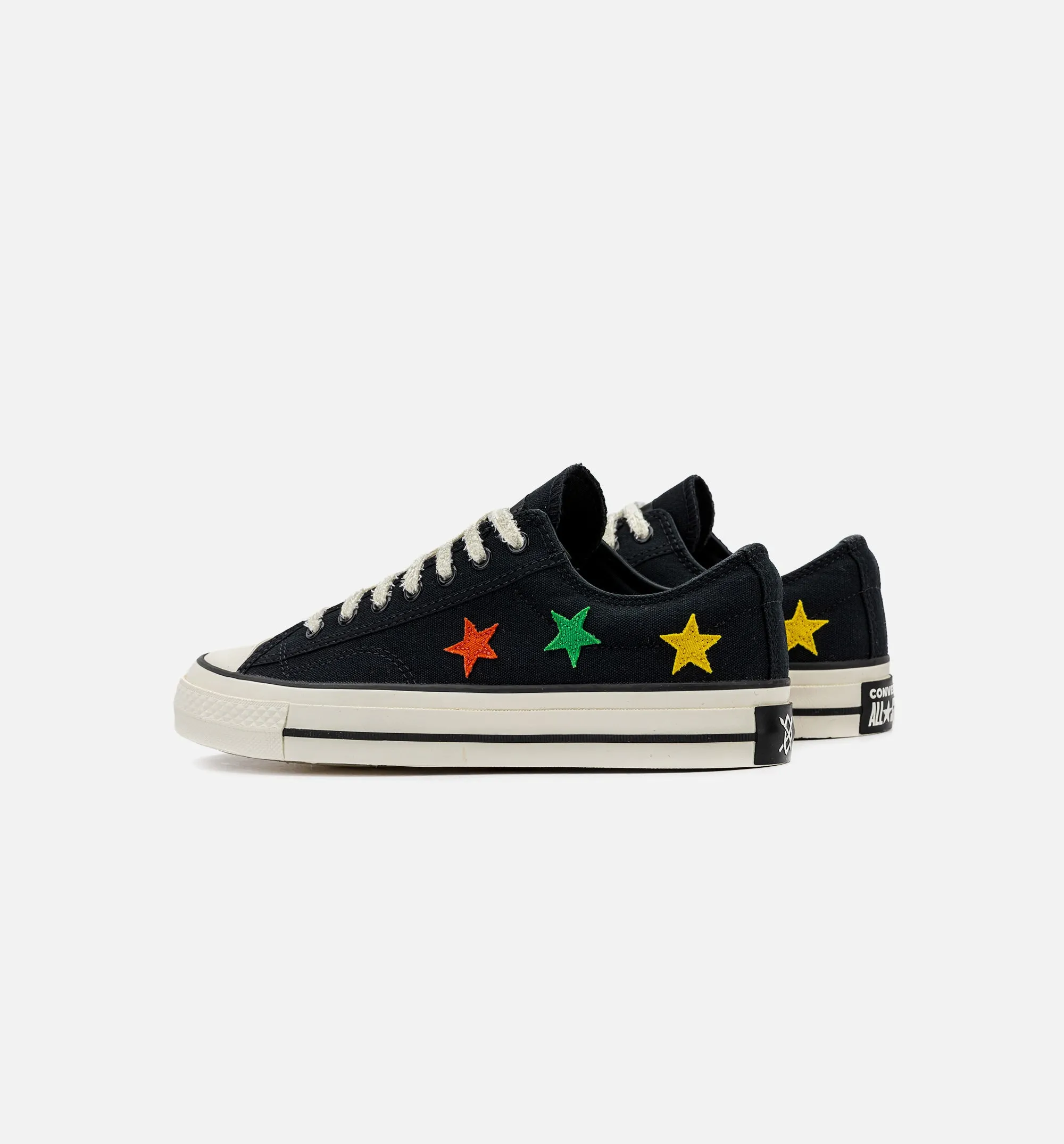 Star Player 76 Ox Mens Lifestyle Shoe - Black/Green/Yellow Artificial Turf