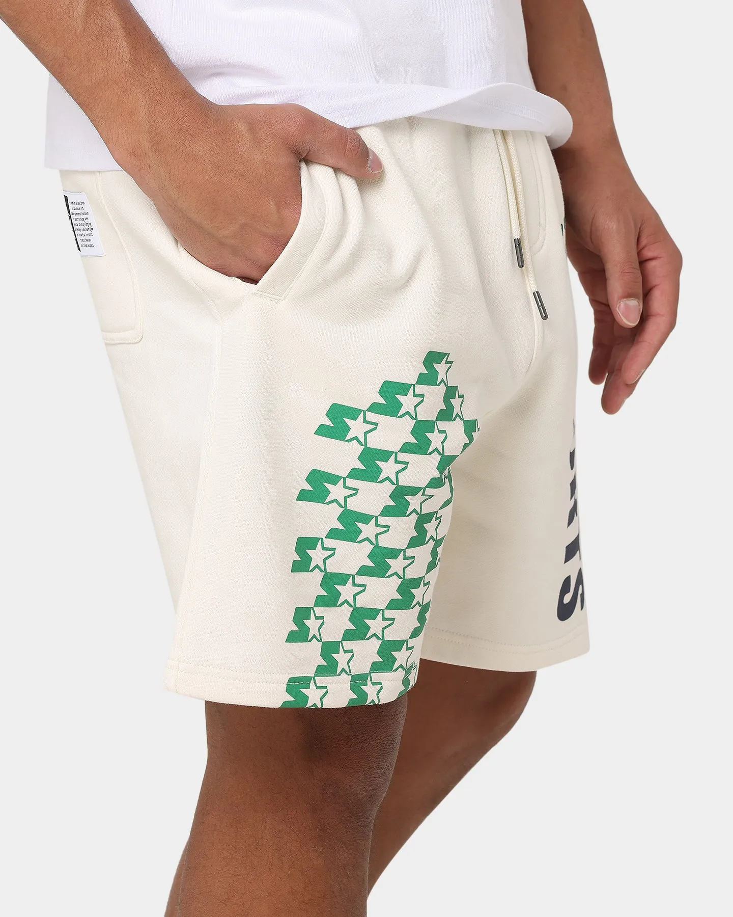 Short de Sport International Starter Off White