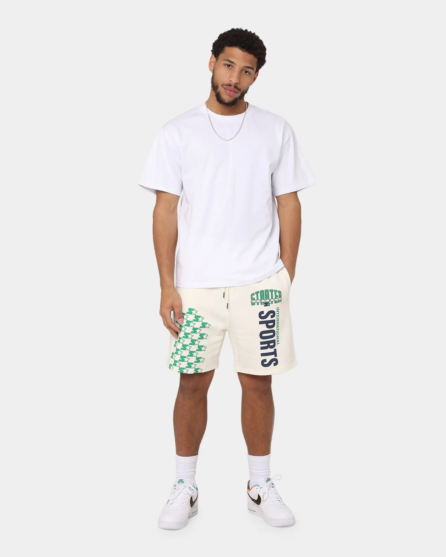 Short de Sport International Starter Off White