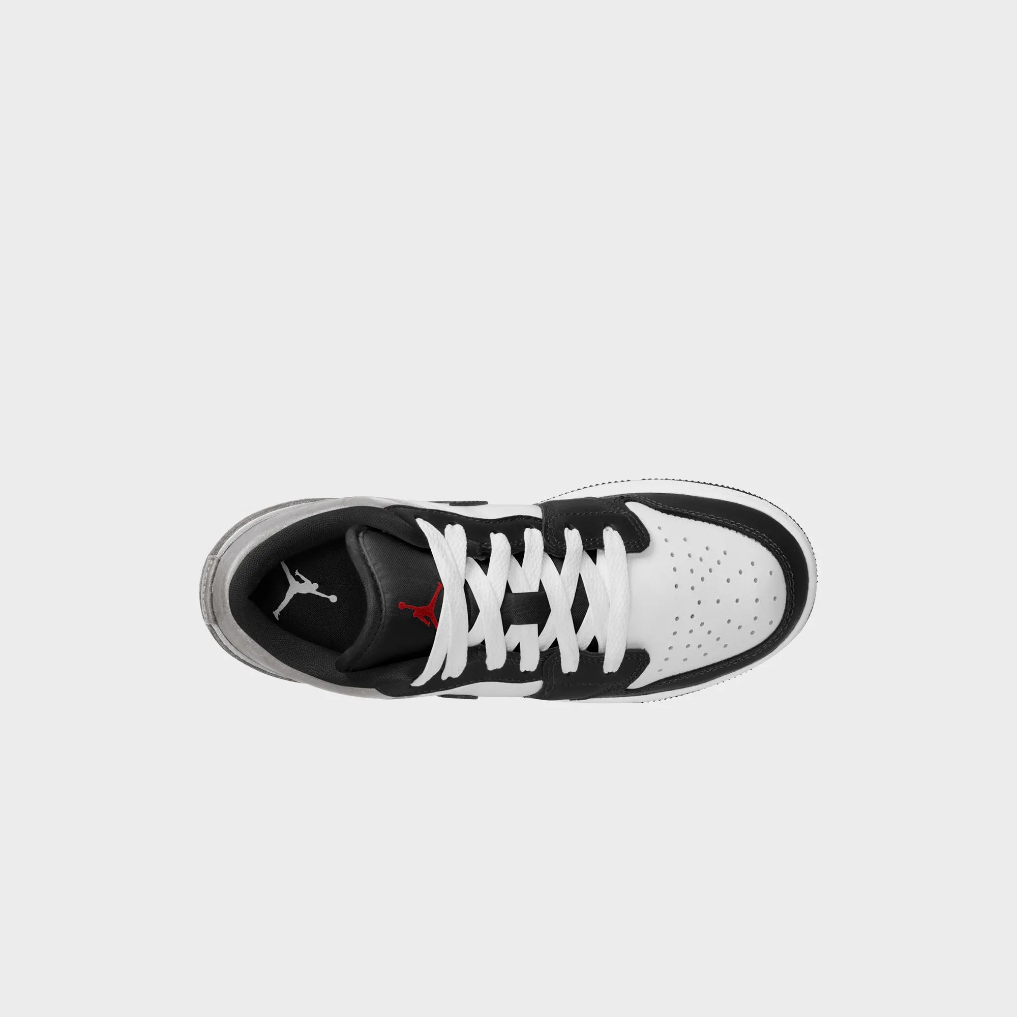 Style Meets Power Spring Sale Air Jordan Gs 1 Low Se Uni - White / Black / Matte Silver / Fire Red