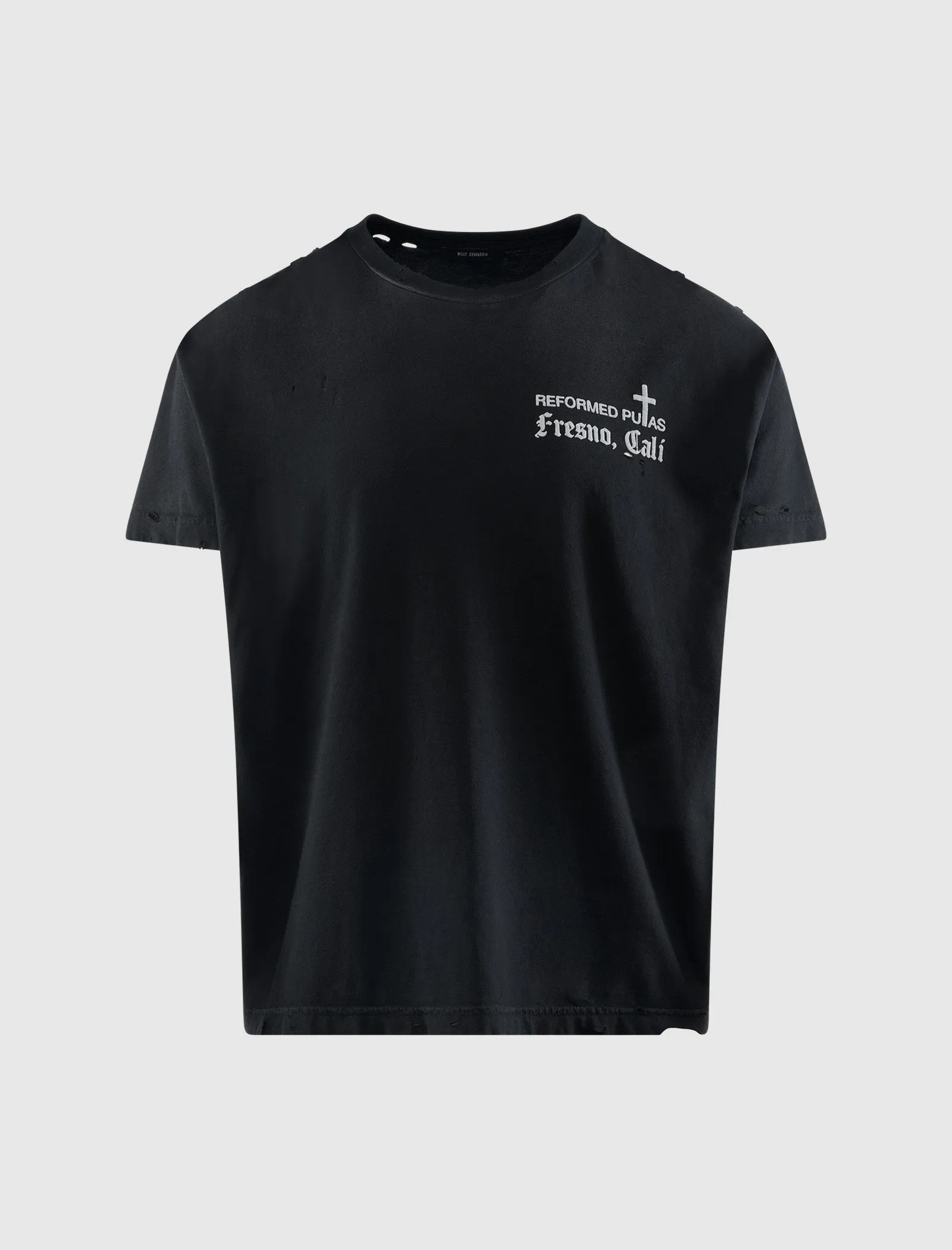 Upper Straight Hemming Soft Feel Reformed Putas Tee