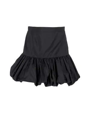 Stella McCartney Jupe Bulle en Soie Noire