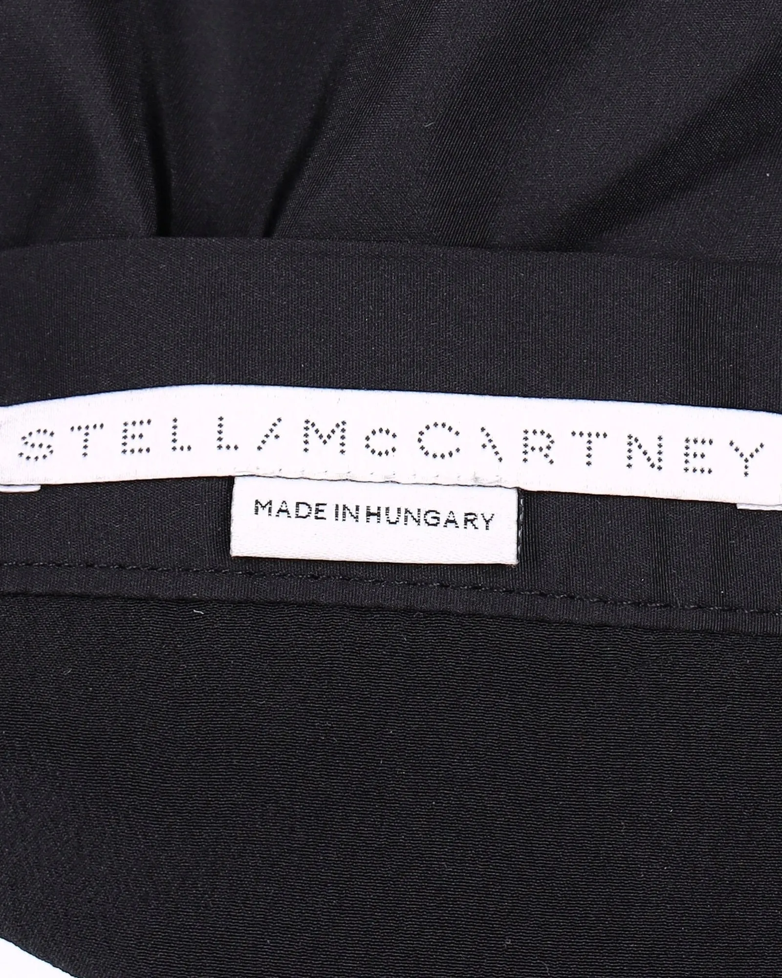 Stella McCartney Jupe Bulle en Soie Noire
