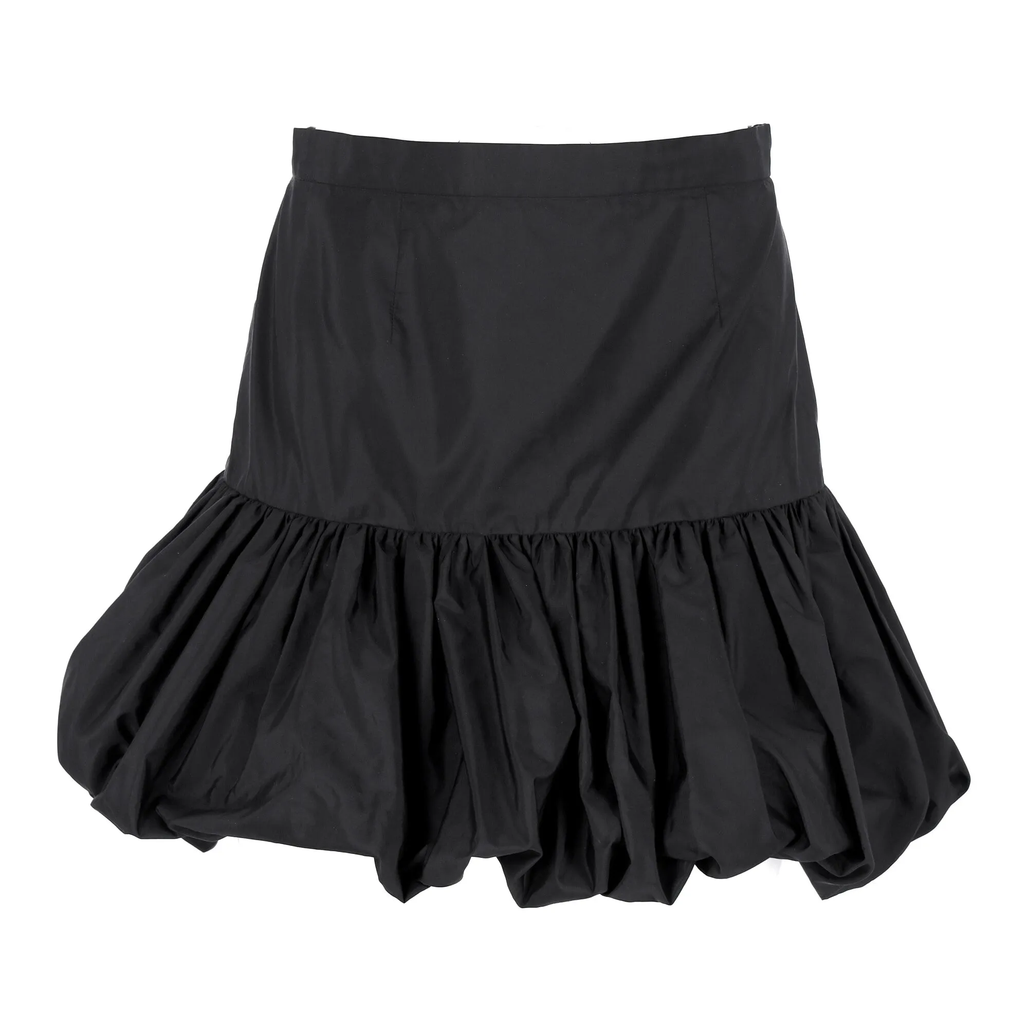 Stella McCartney Jupe Bulle en Soie Noire