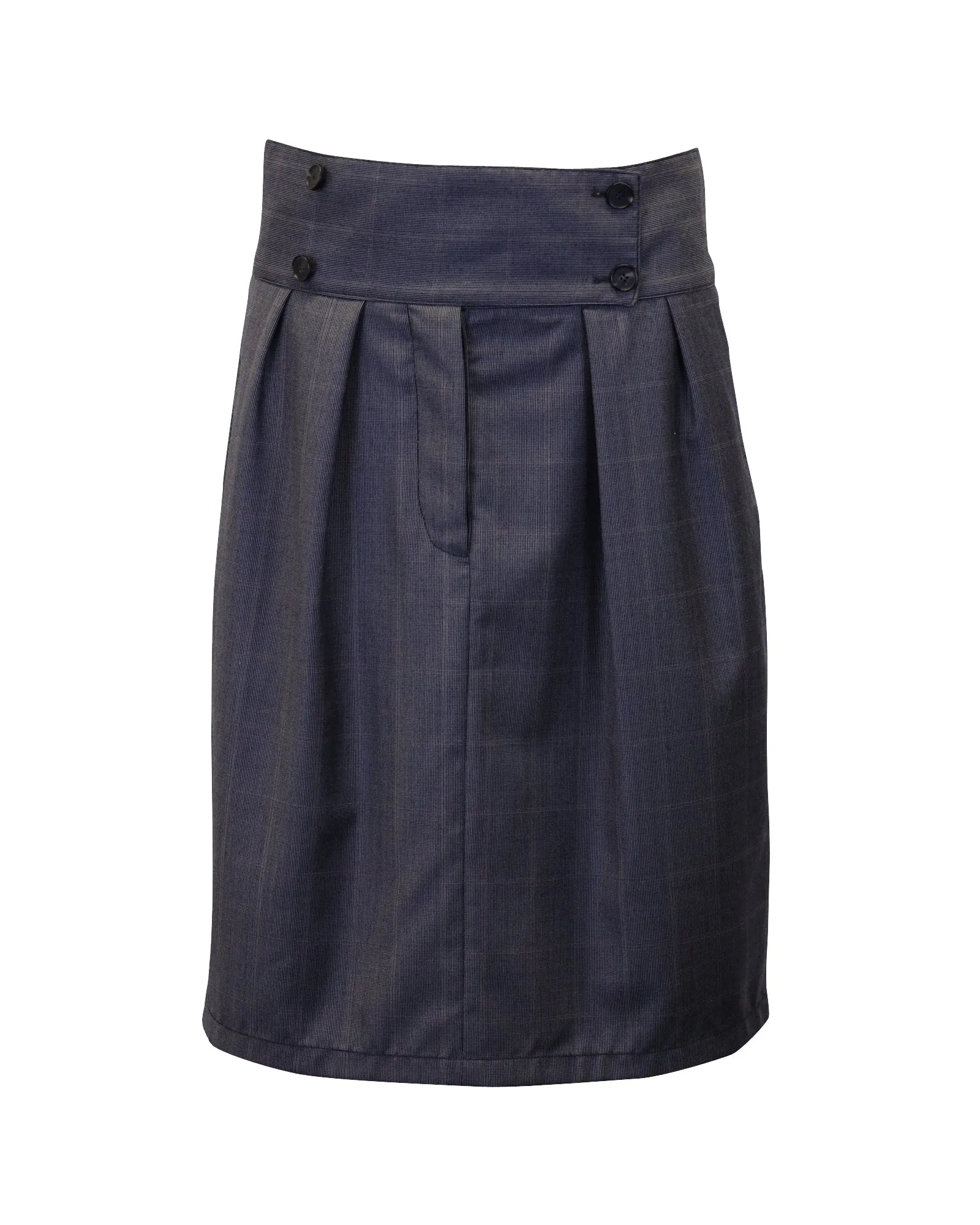 Jupe plissée Stella McCartney en laine grise