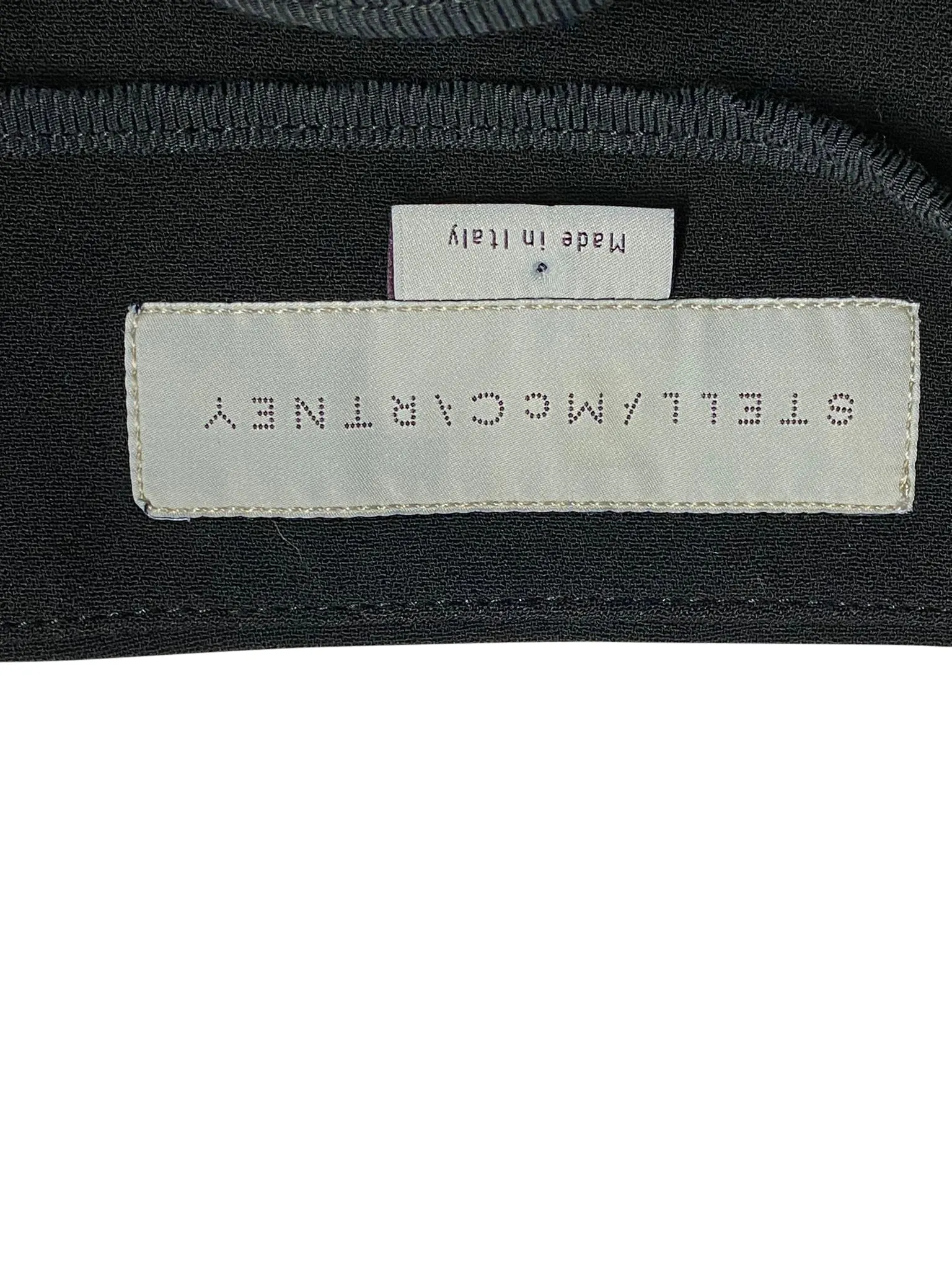 Jupe tuyau ondulé Rib Wave de Stella McCartney en rayonne noire