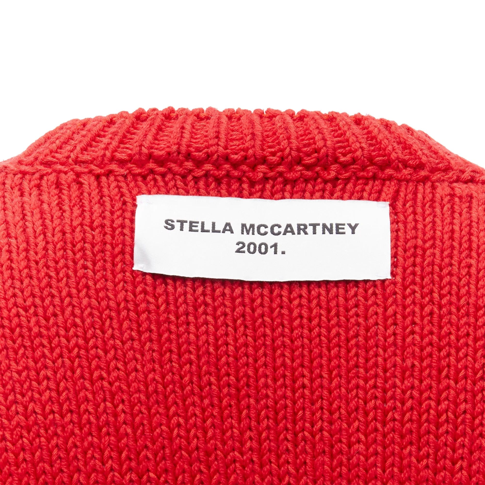 Pull en laine et coton texturé avec motif lapin Stella McCartney