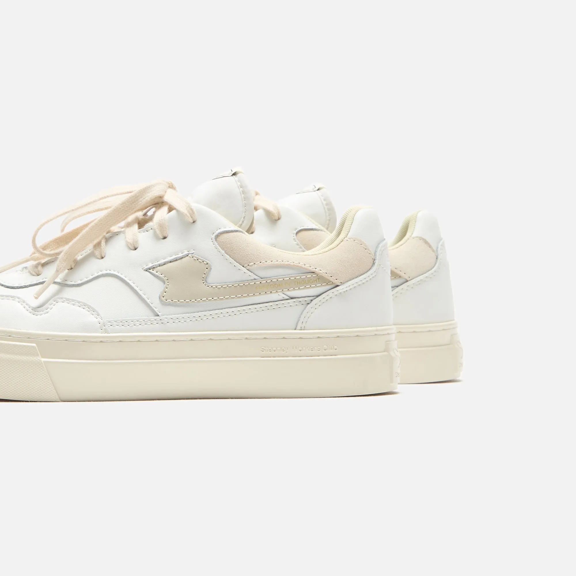 Footwear Shock Absorbing Structure Accessories Design Stepney Workers Club Pearl S-Strike - White / Putty