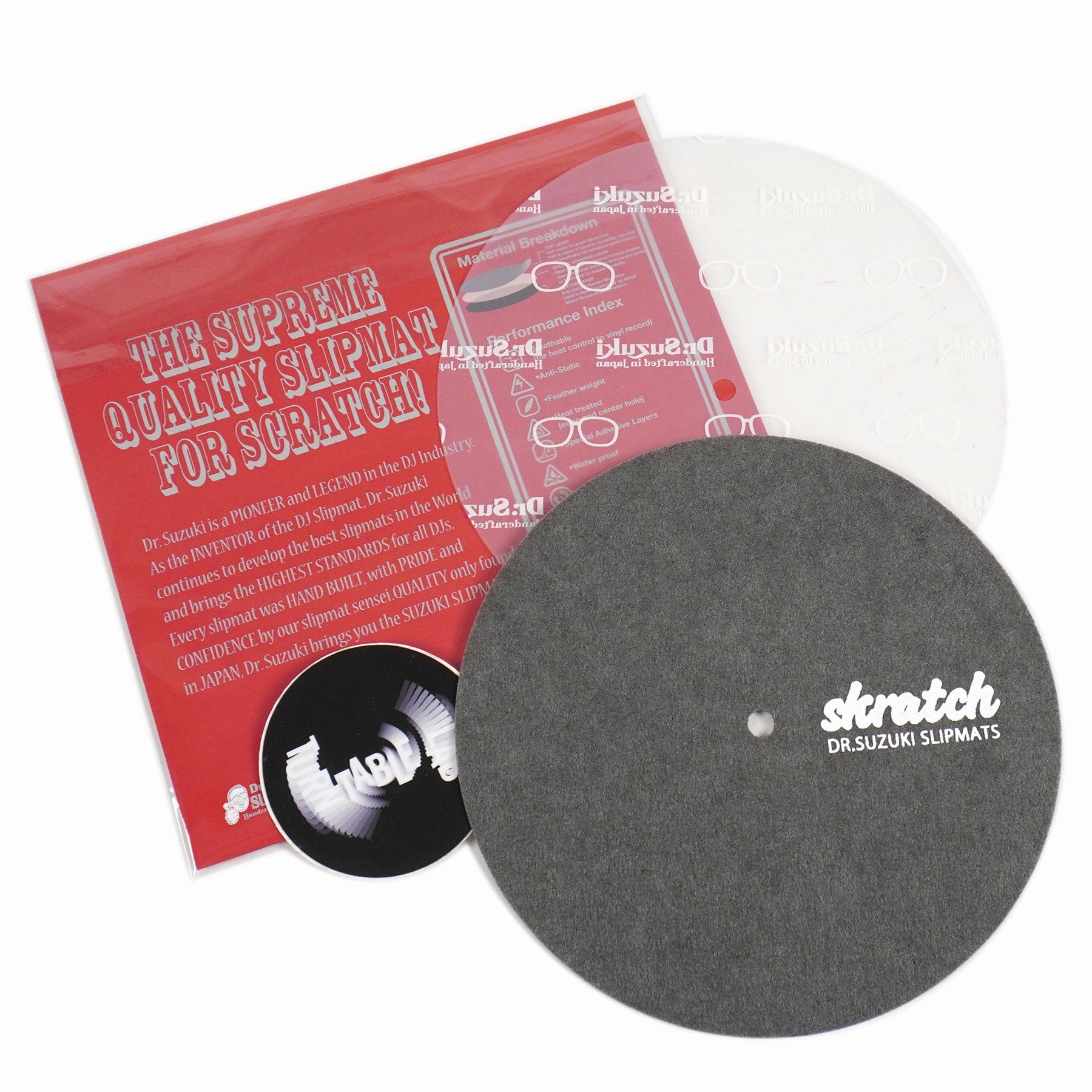 Stokyo: Dr. Suzuki Skratch 7" Slipmat   Slipsheet (Single)
