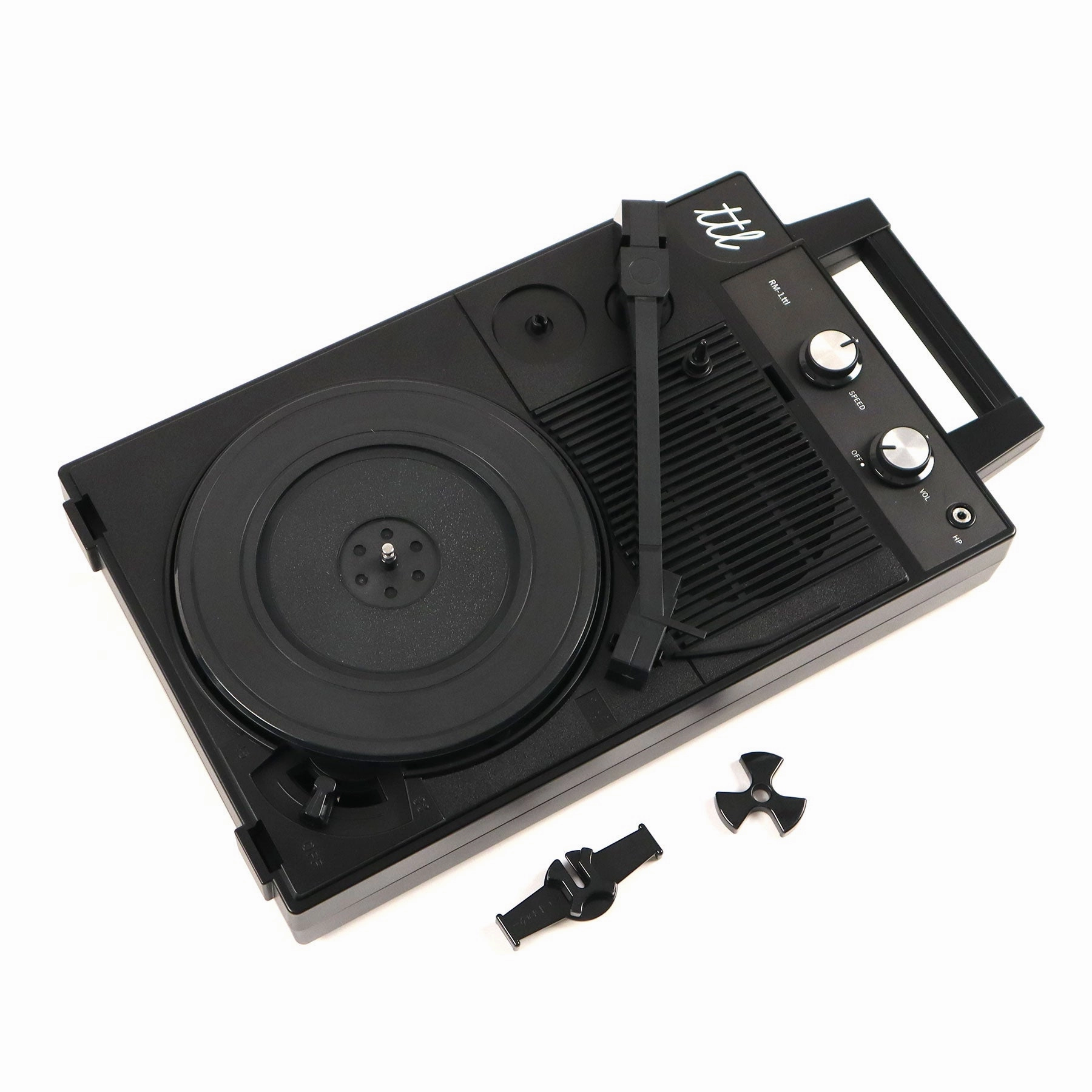 Stokyo: RM-1.ttl Record Mate Portable Turntable - Black / Turntable Lab Edition (RM-1B / GP-N3R)
