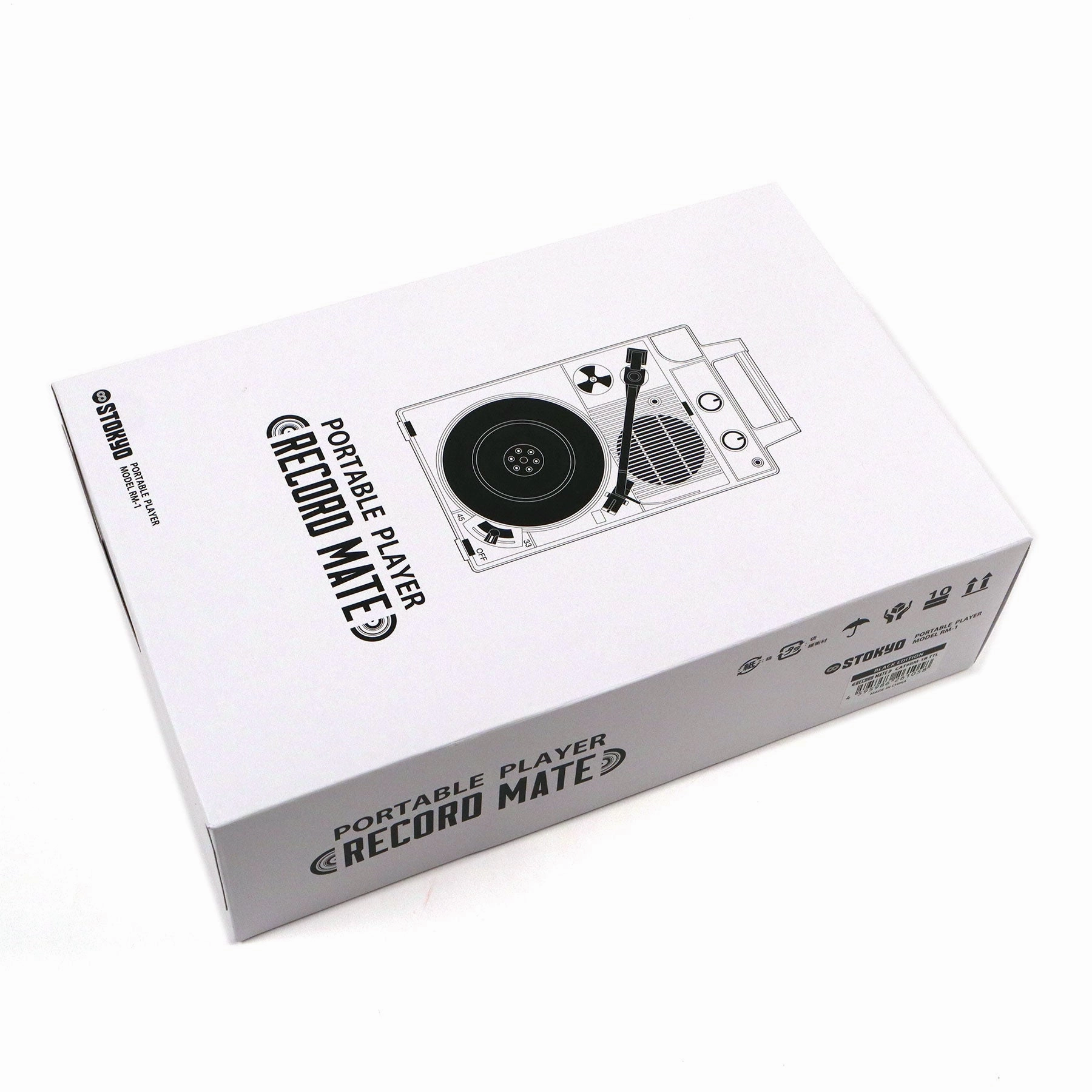 Stokyo: RM-1.ttl Record Mate Portable Turntable - Black / Turntable Lab Edition (RM-1B / GP-N3R)