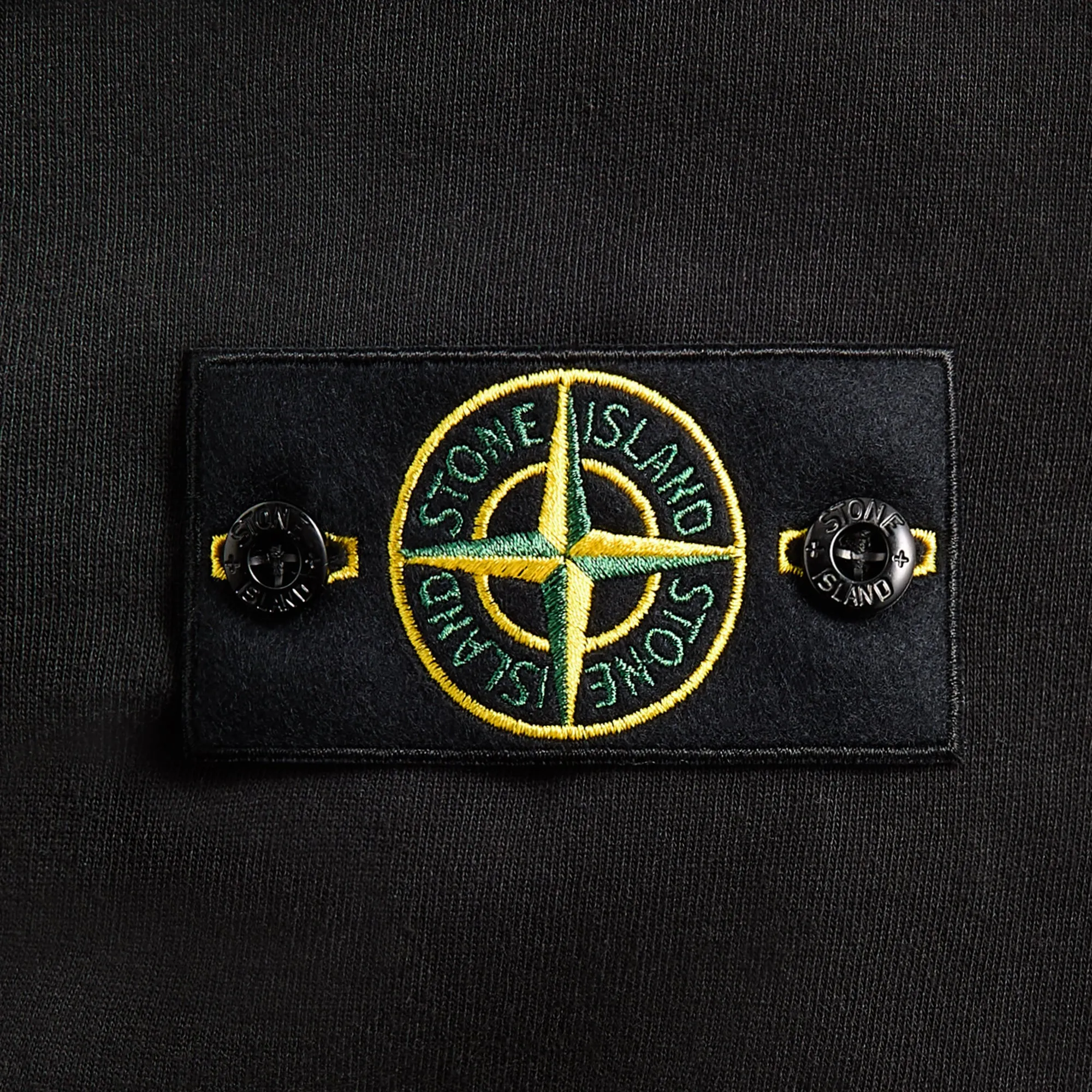 Lockable Brand Vision Stone Island Garment Dyed Crinkle Reps Nylon Jacket - Black
