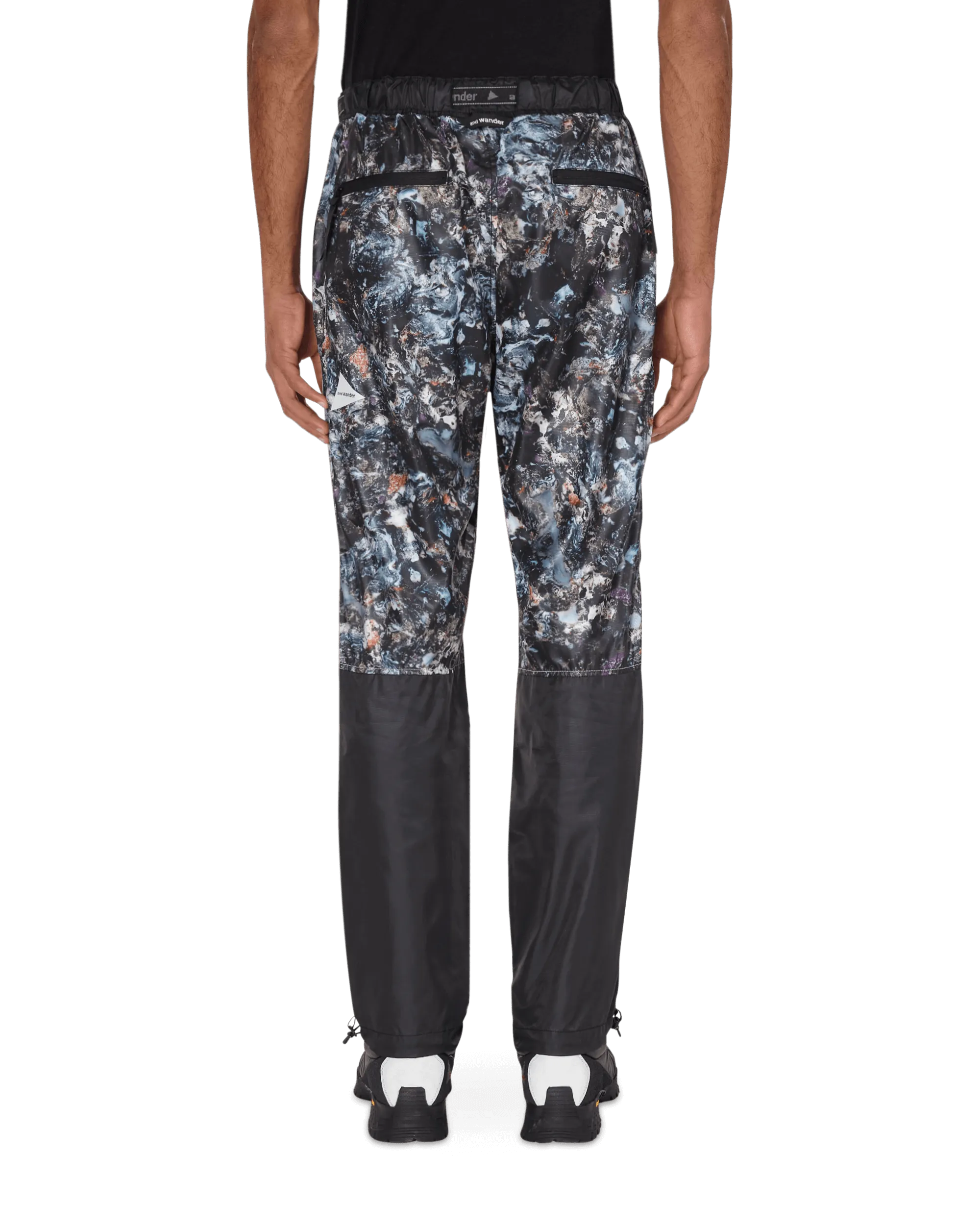 Gardening Kit Stone Printed Ripstop Pants Black