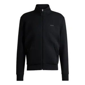 Sweat à capuche en coton extensible avec impression de logo