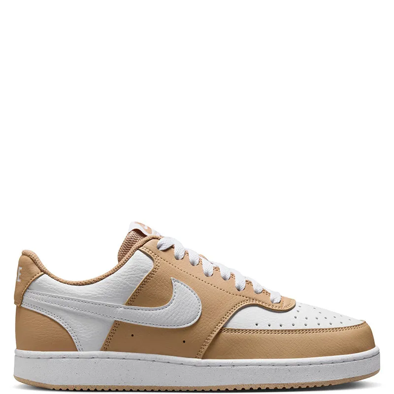 Nike Women'S Court Vision Low Next Nature Double Strap Slip-On Lightweight Design