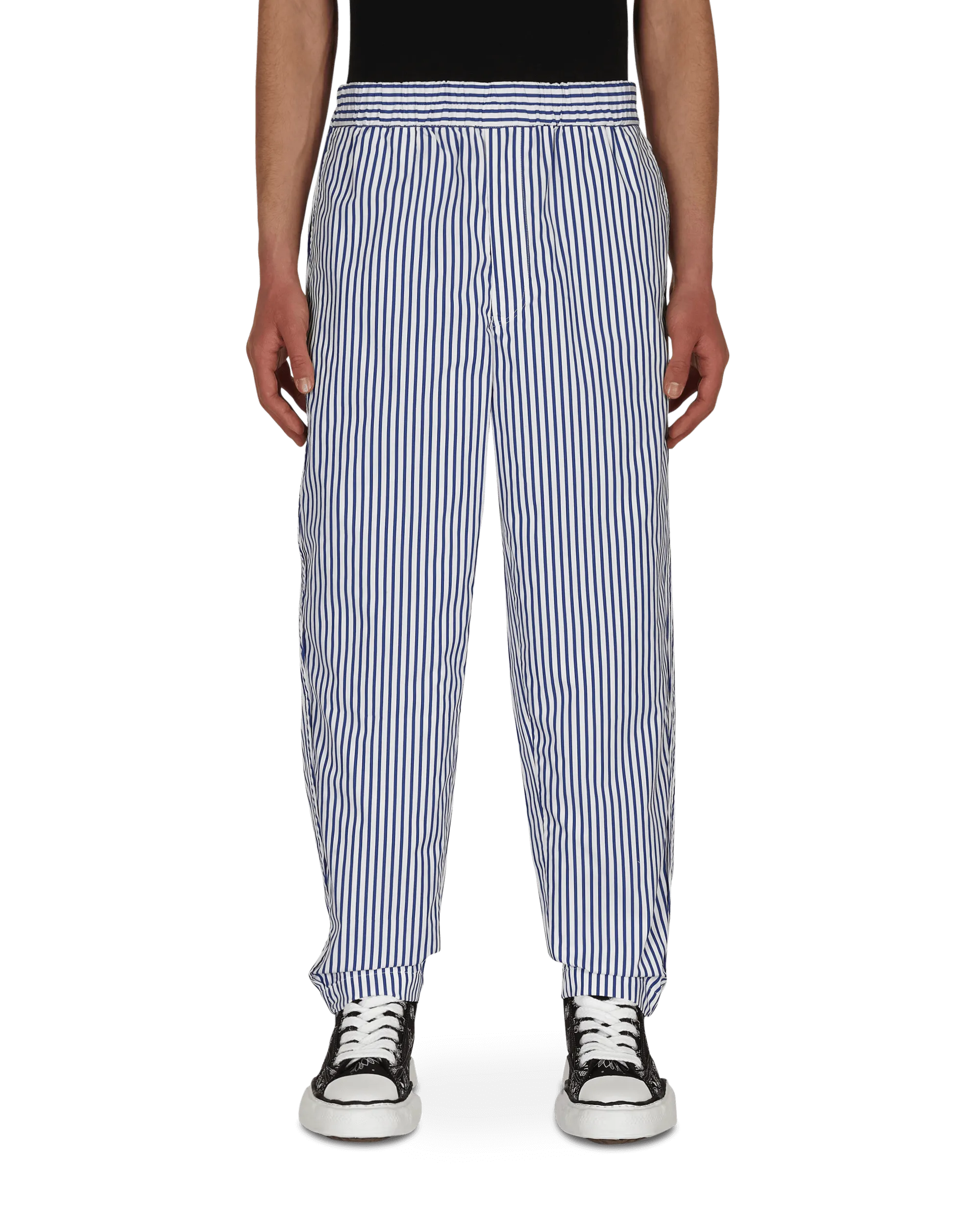 Nutrition Linen-Fit Stripe Trousers Multicolor