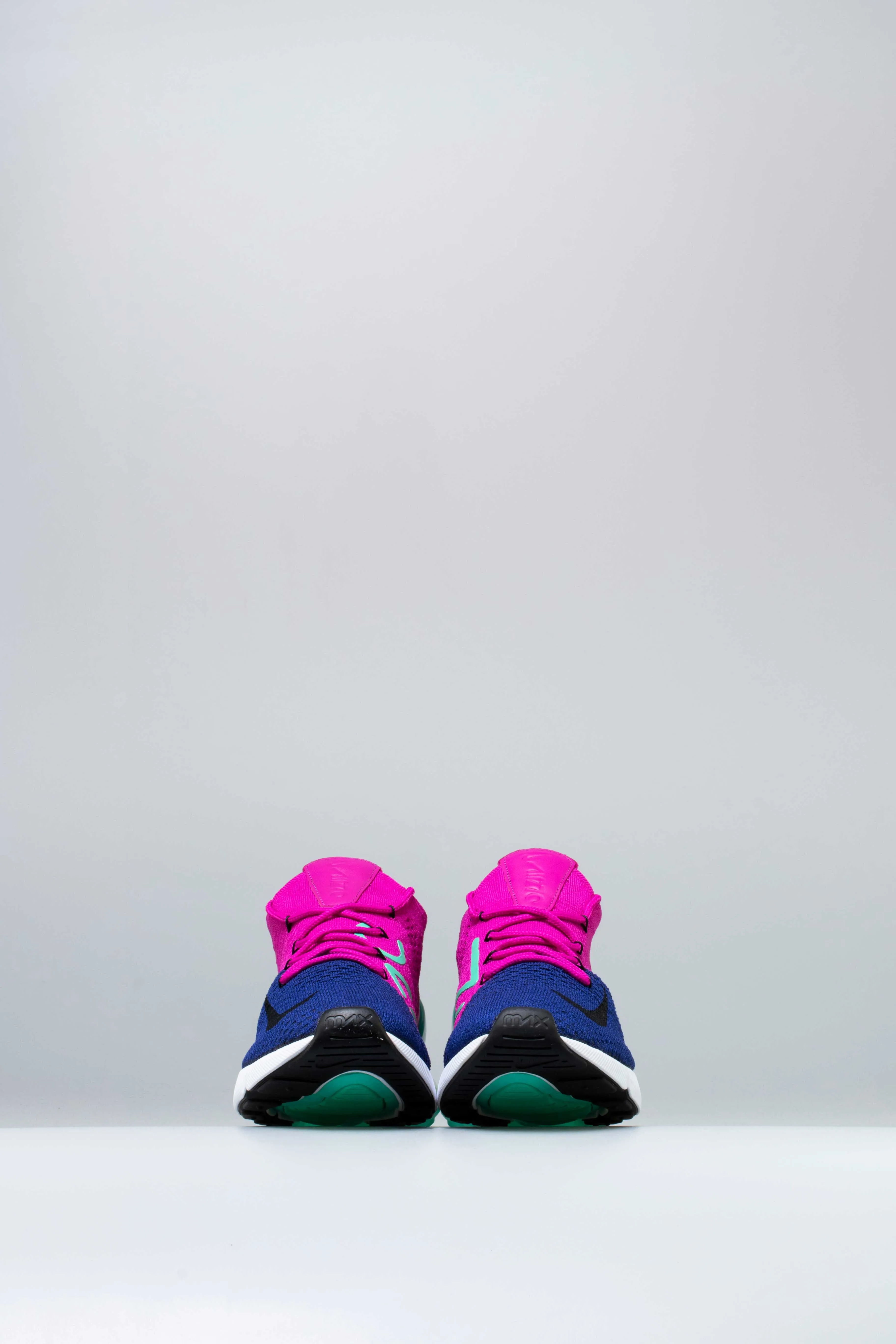 Polonium Air Max 270 Flyknit Mens Shoe -  Deep Royal Blue/Black/Fuchsia Flash