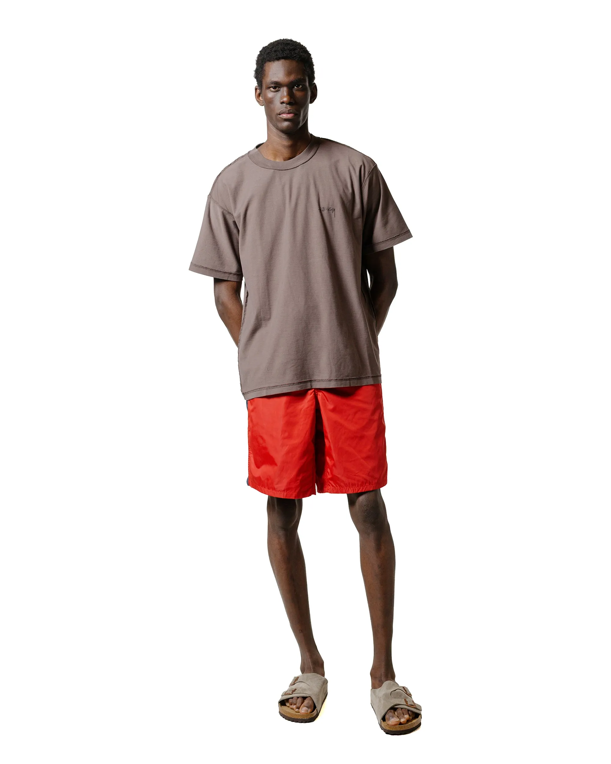 Stssy Paneled Board Short Red Laptop