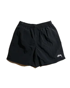 Stssy Stock Water Short Black Trophy