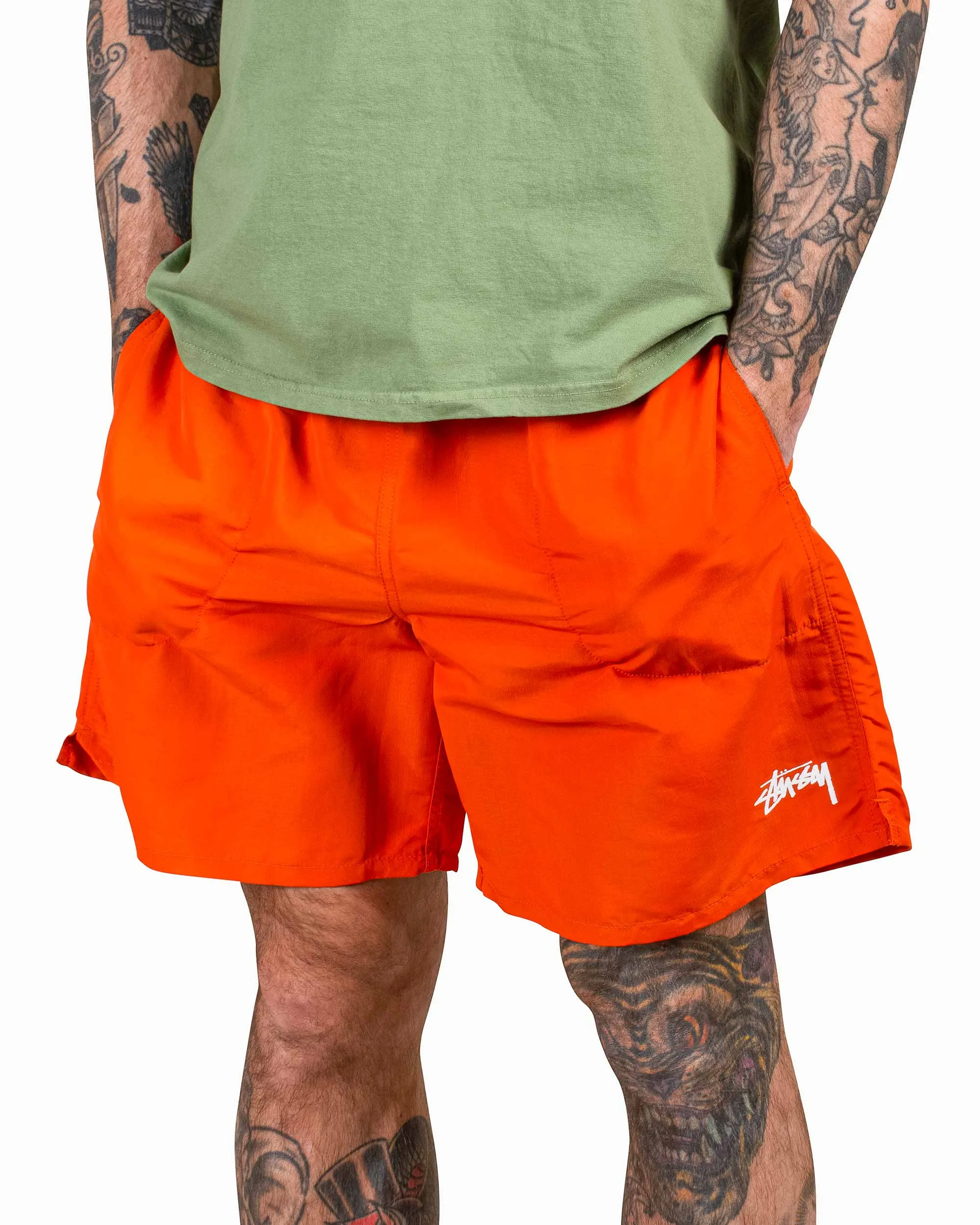 Affordable Studded Stssy Stock Water Short Clay