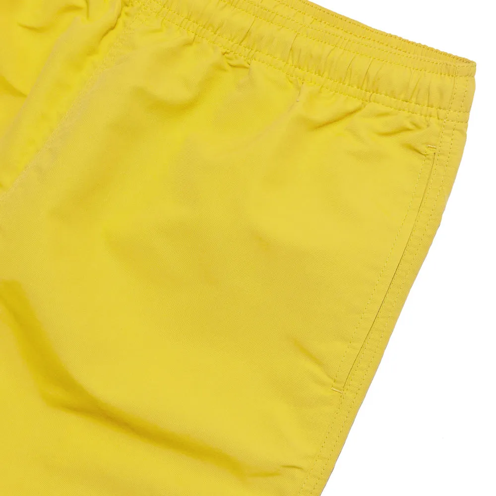 Brand Raised Finish Packaging Stssy Stock Water Short Yellow