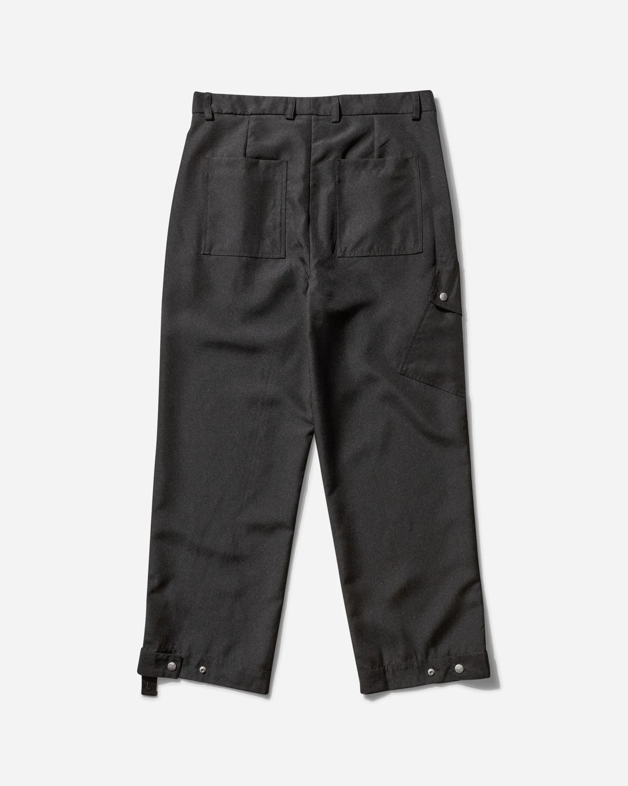 Men'S Combine Pants Black Tear - Resistant Material Thick Yarn