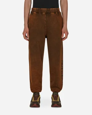 Durable Polyester Comfortable Sports Wear Acid No Problemo Sweatpants Brown