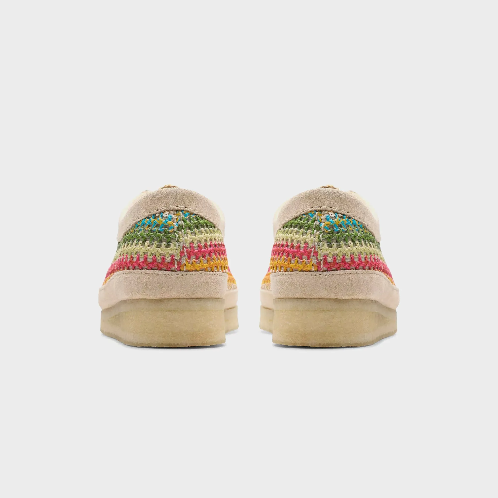 Clarks Wallabee - Multicolor Raffia No Limits, Just Style Valentine's Day Sale