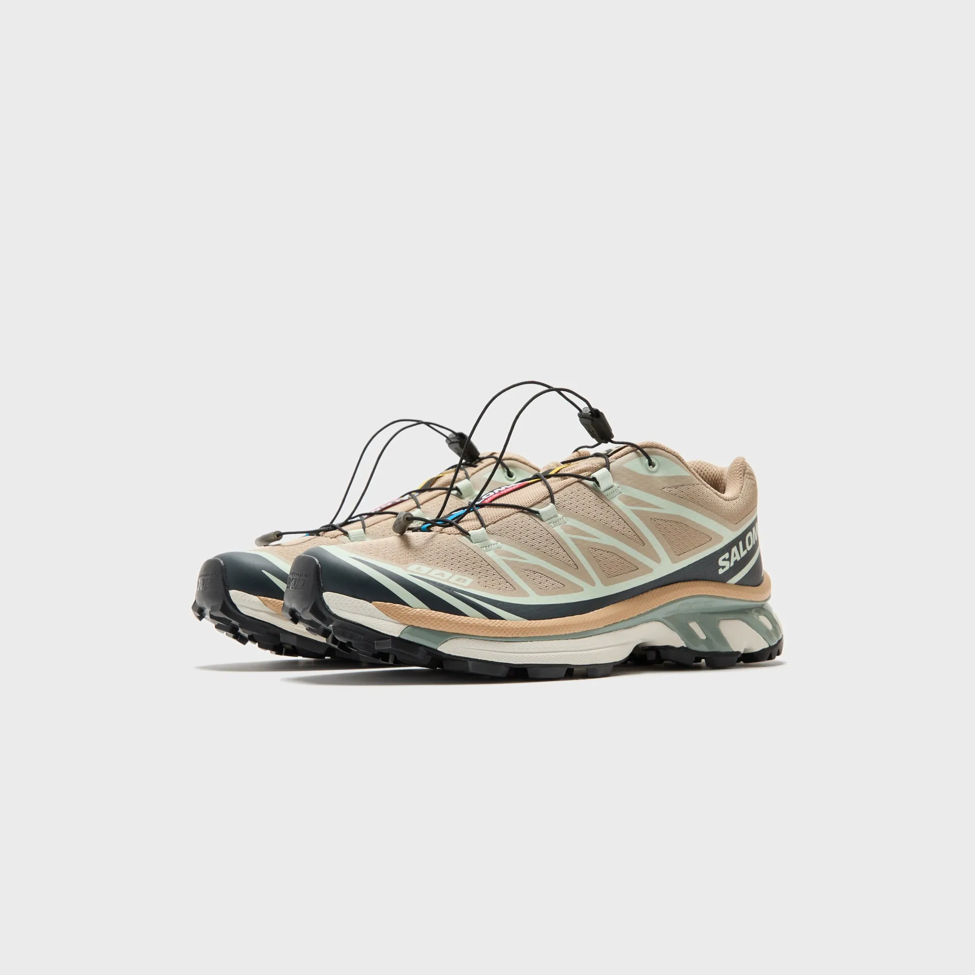 Salomon Xt-6 - Oxford Tan / Carbon / Clearly Aqua Never Just Walk
