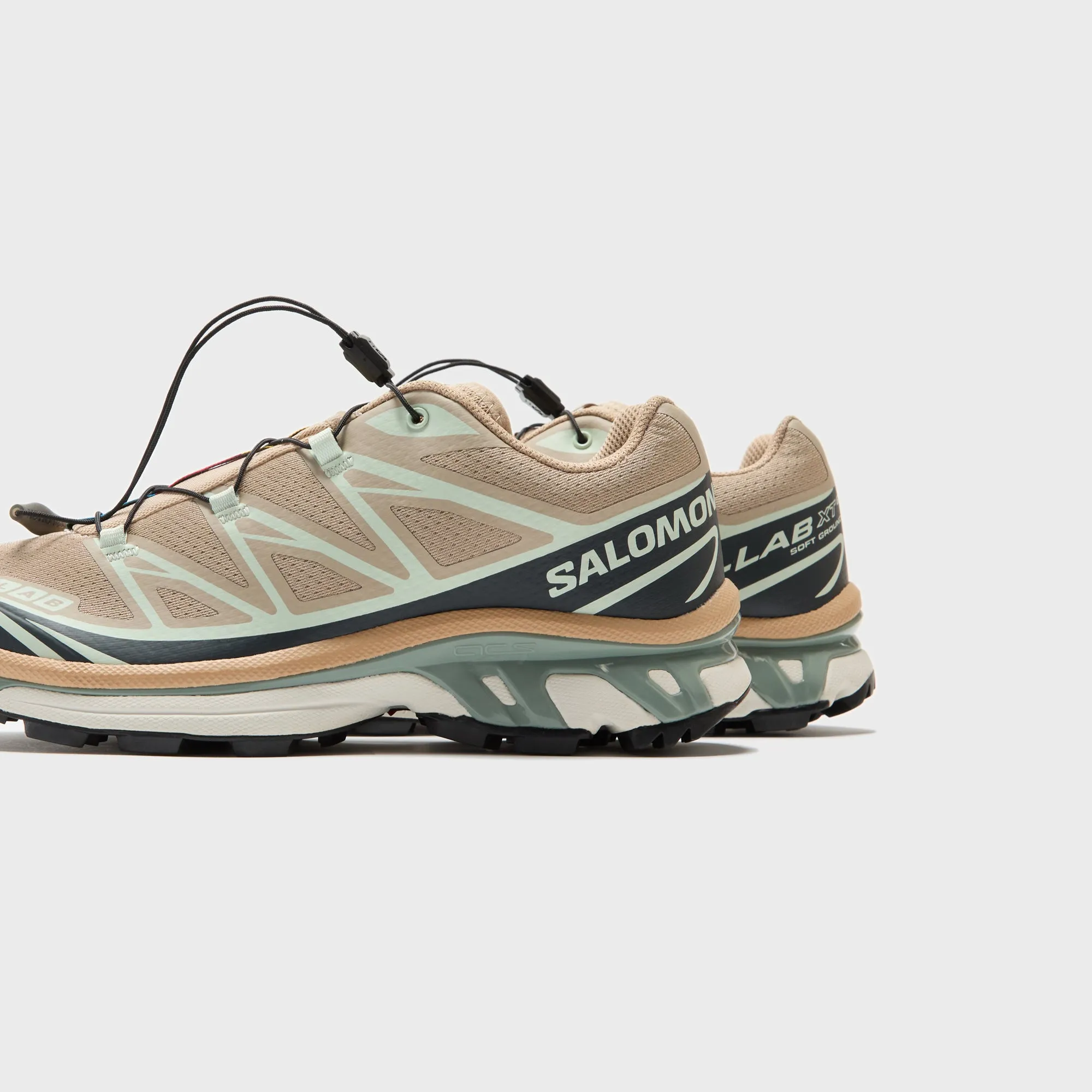 Own the Moment Salomon Xt-6 - Oxford Tan / Carbon / Clearly Aqua
